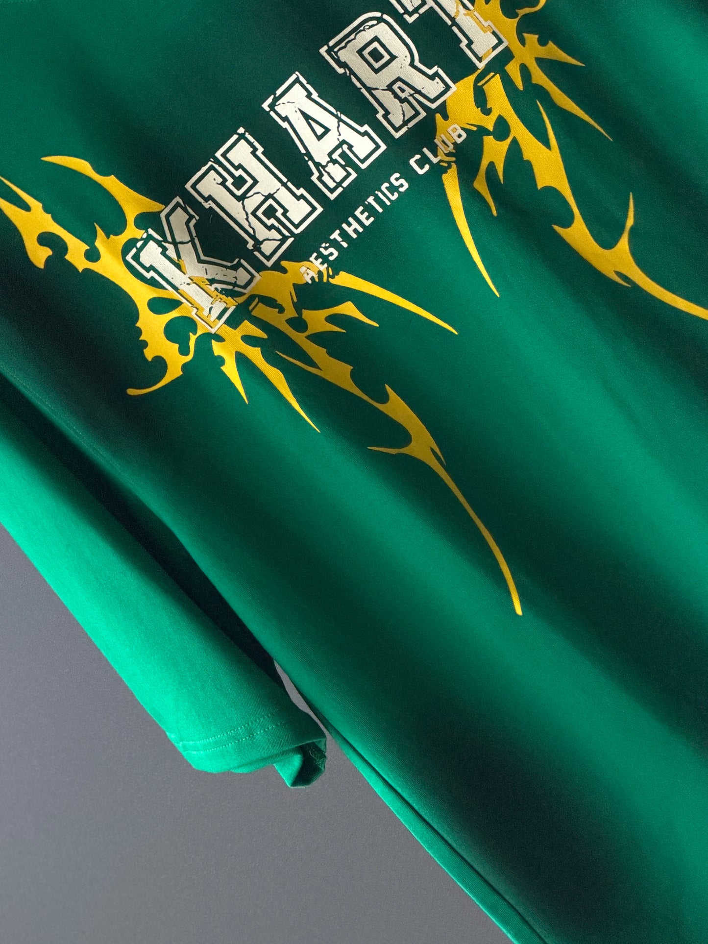 KHART Y2K Oversized Five-Sleeve Tee — Retro Reloaded, Street Approved