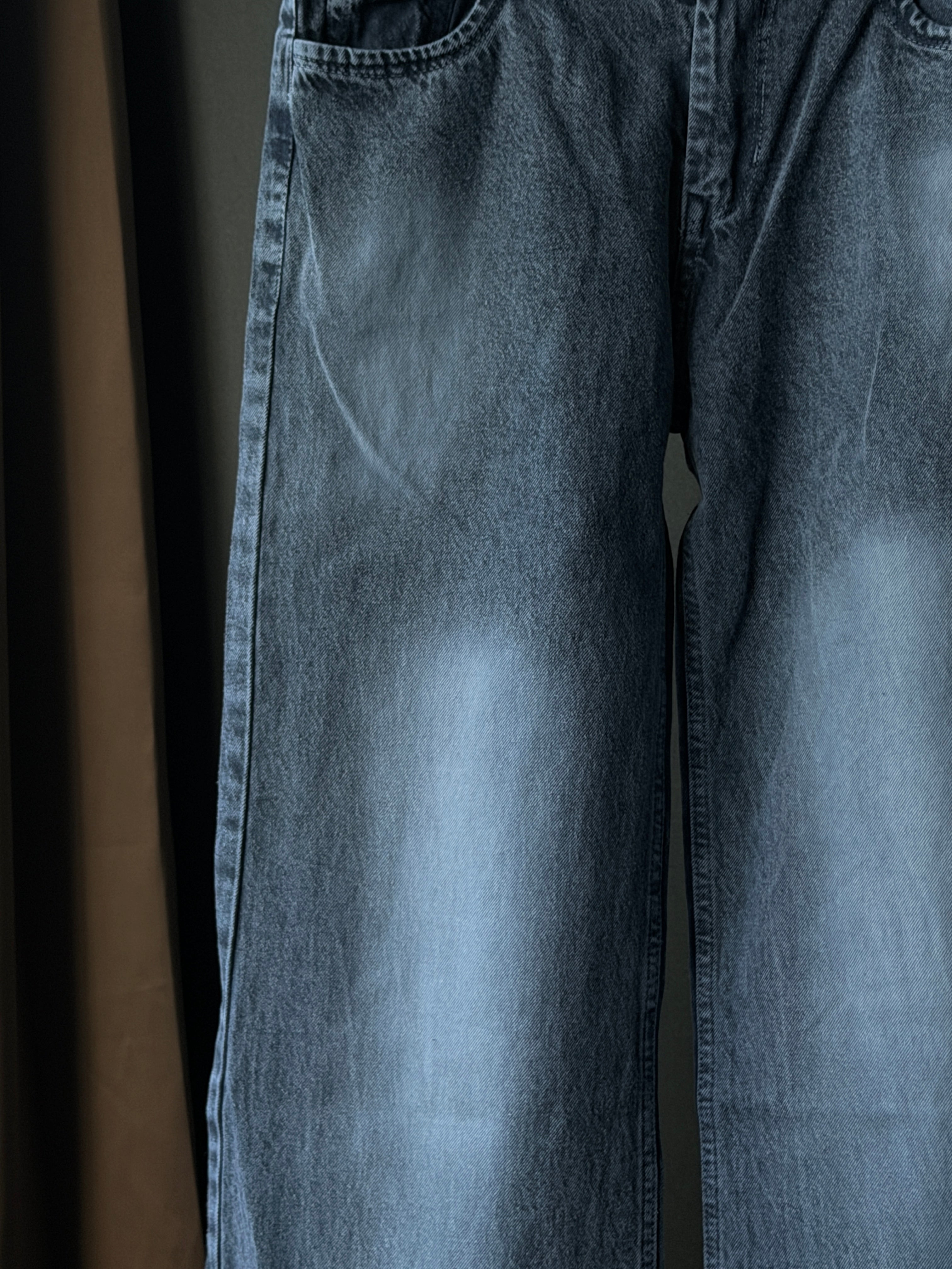 Steel Blue Denim                 WideLeg Baggy Jn5/5