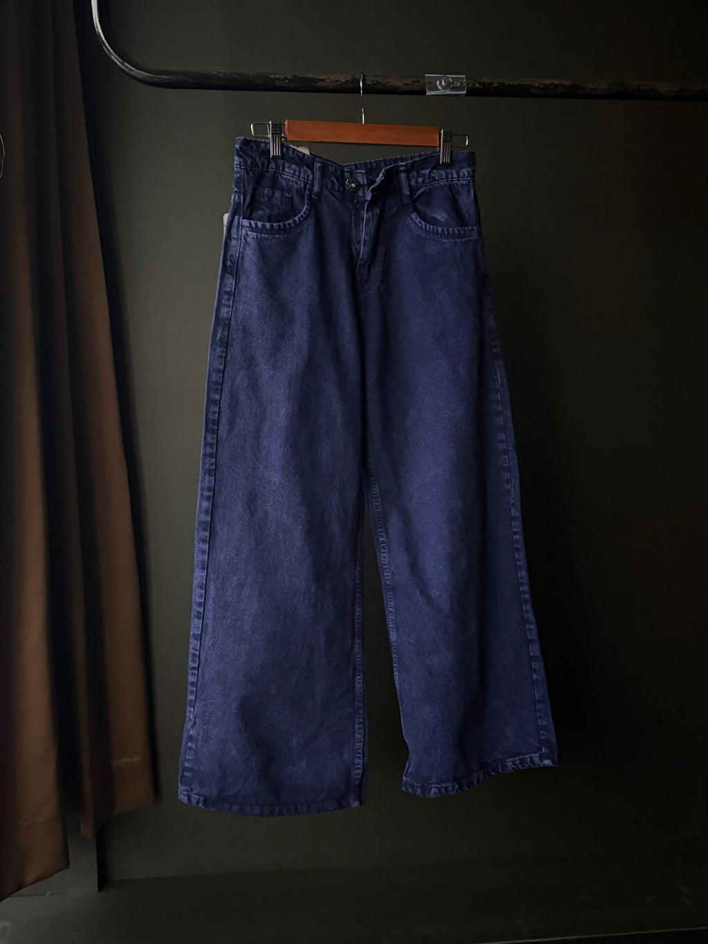 Riot Blue Washed Denim WideLeg Baggy JN11/6