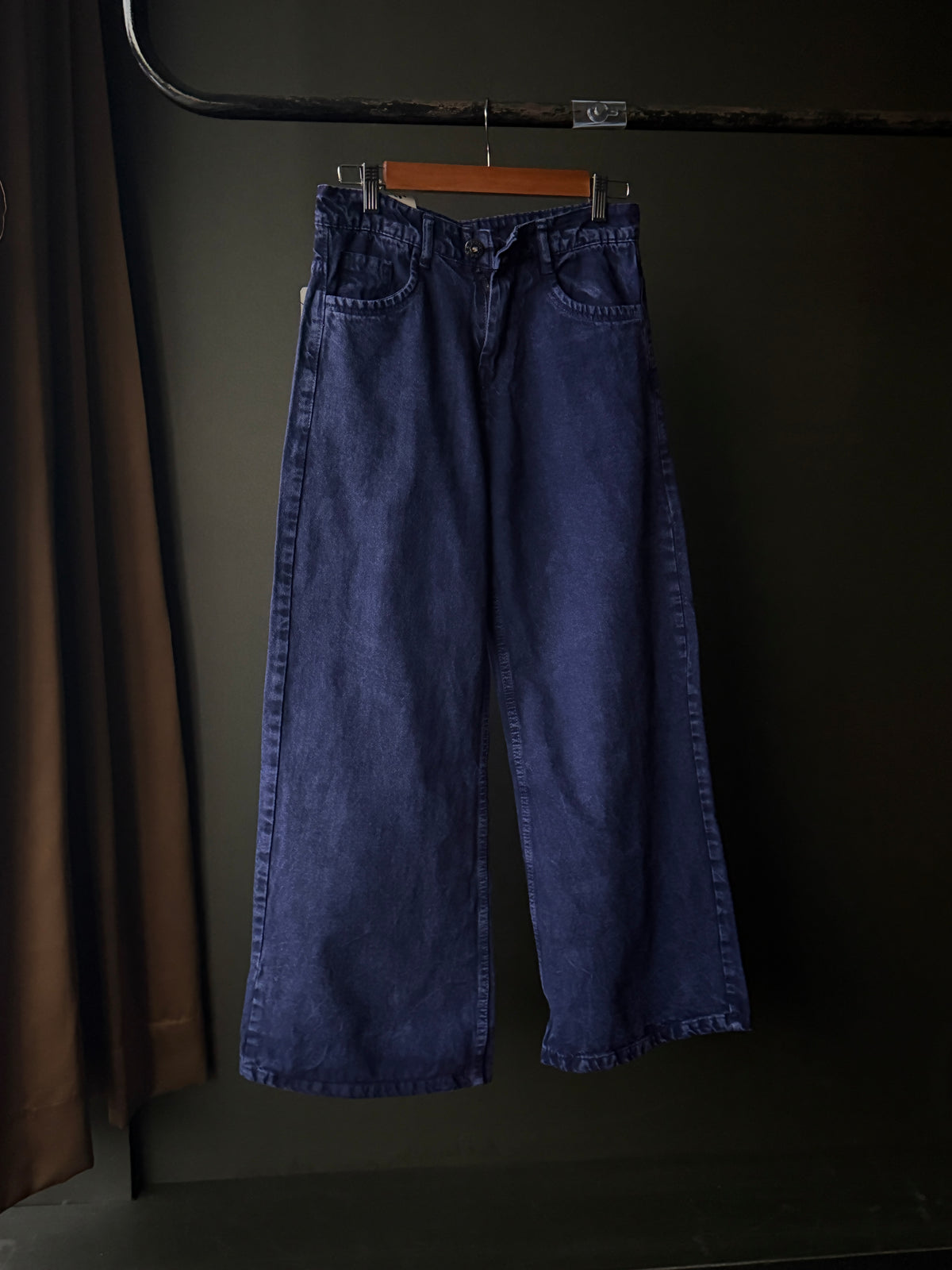 Riot Blue Washed Denim WideLeg Baggy JN11/6
