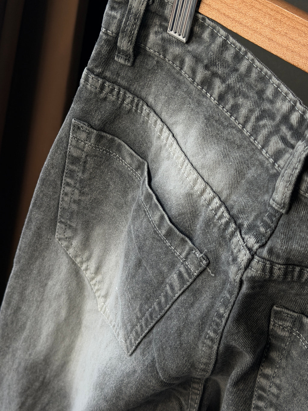 Veltrix Light smoke grey fade Denim WideLeg Baggy Jn10/2