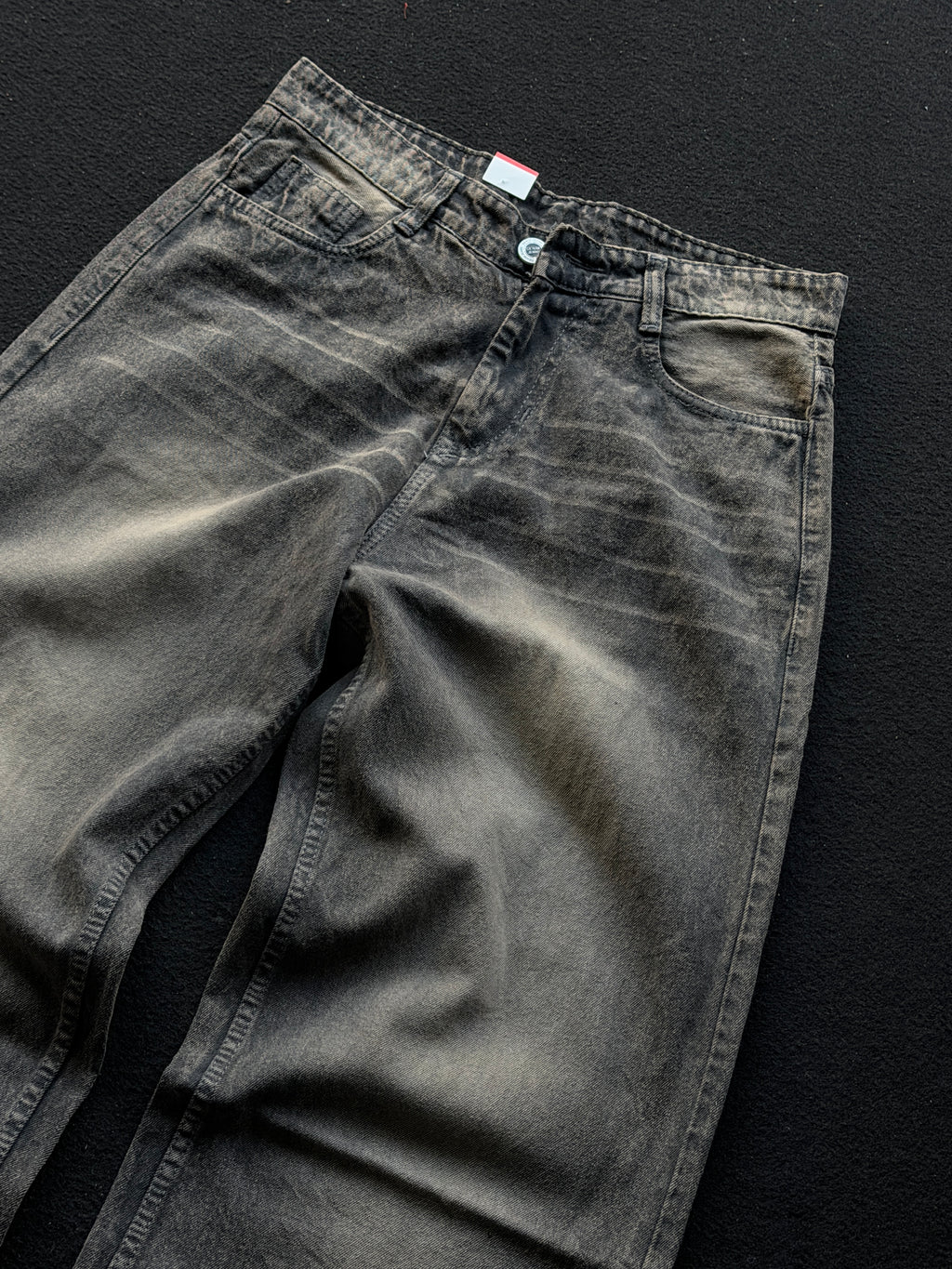 Carbon Smoke Denim                     WideLeg Baggy Jn1/1
