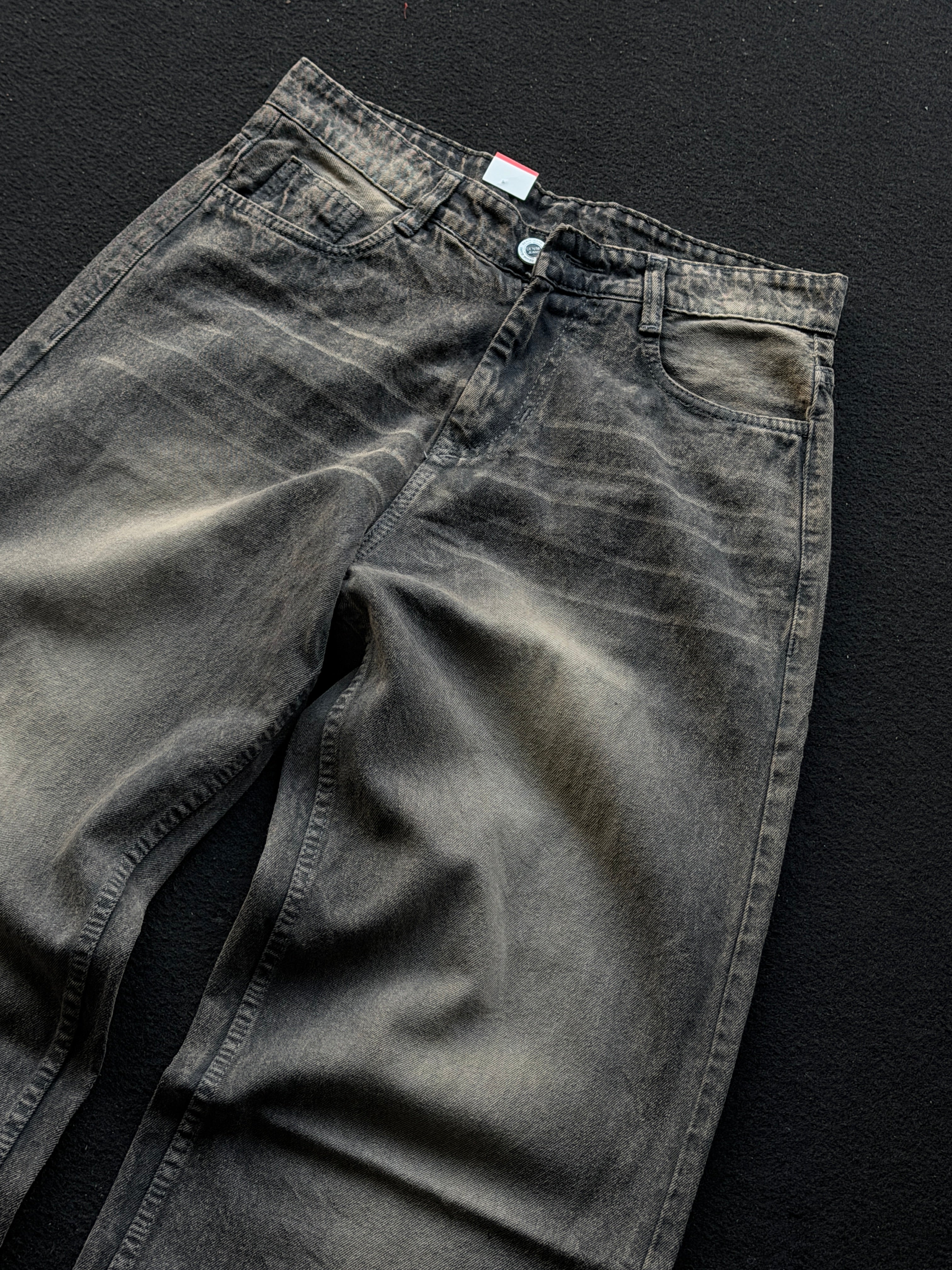 Carbon Smoke Denim                     WideLeg Baggy Jn1/1