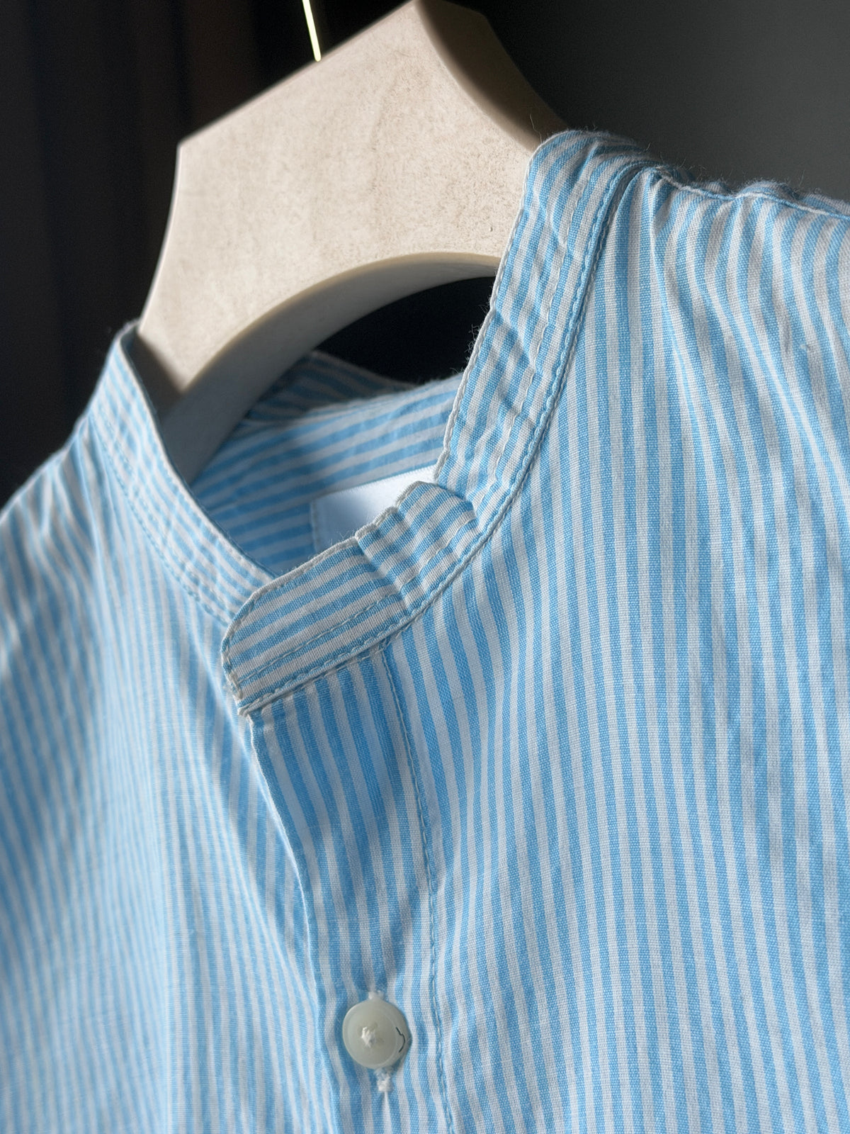 Skyline Blue Classic Stripe FullSleeve Shirts