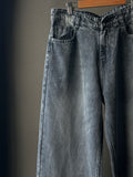 Charcoal Grey Denim          WideLeg Baggy Jn5/4