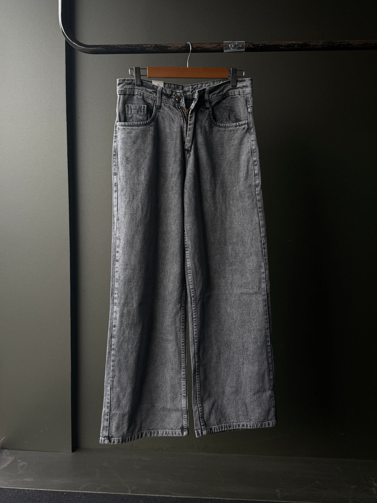 Frost Concrete Washed Denim WideLeg Baggy Jn12/2
