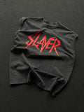 Minimel Project Slayer Frontprint Acid Wash Sleeveless Tshirt