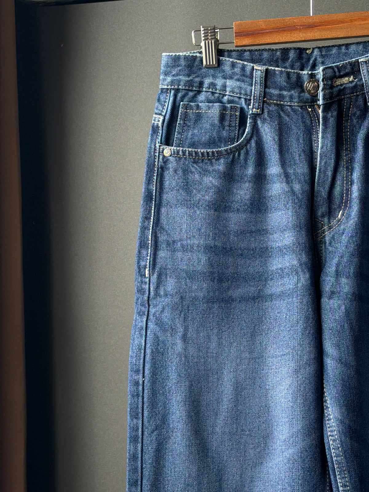 Railroad Blue Denim             Wideleg Baggy JN6/2
