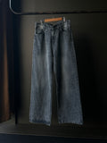 Carbon Fade Denim 						
WideLeg Baggy Jn2/2