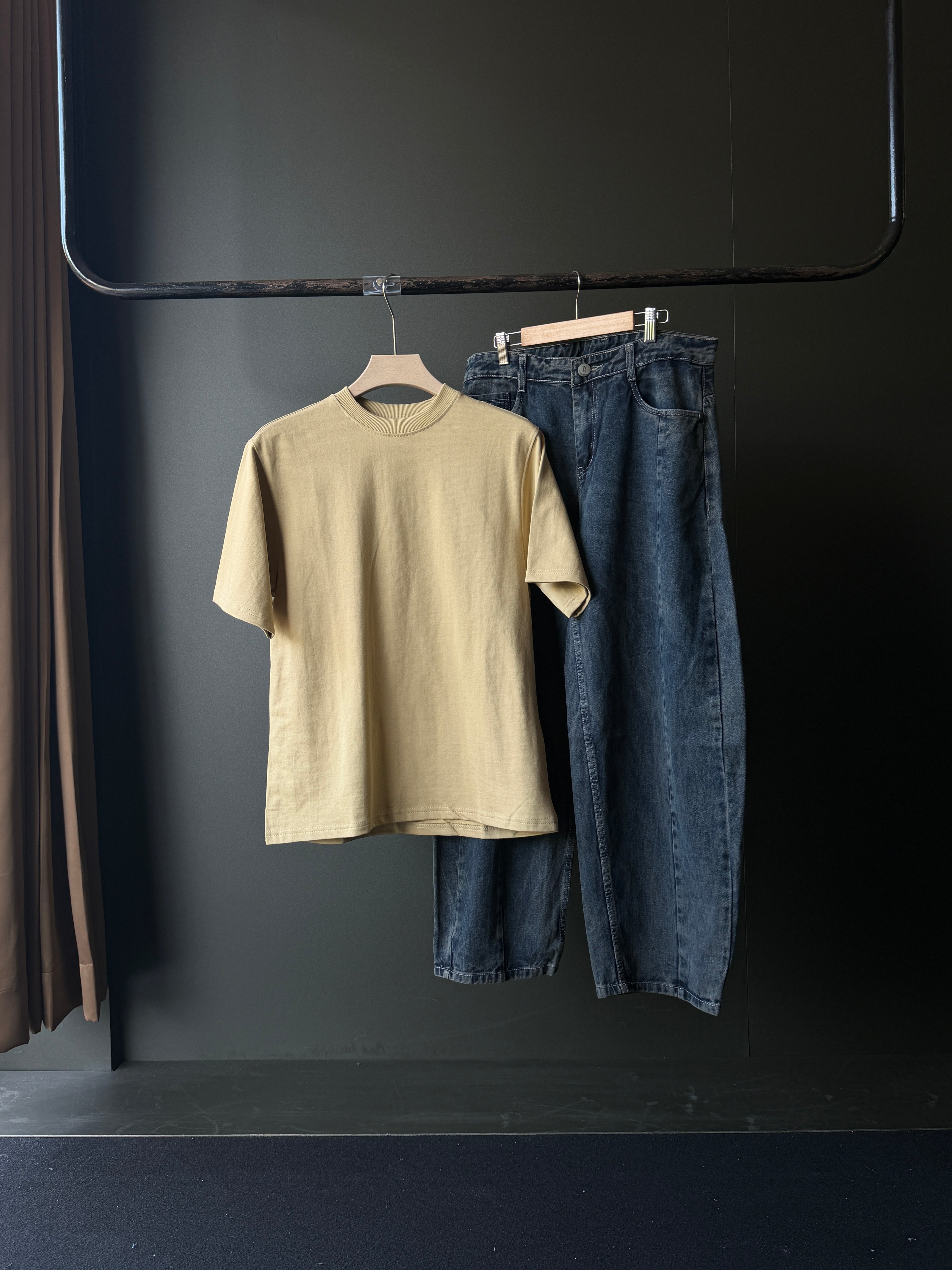 Sand Drift Streetwear Combo FiveSleeve Tee & barrel Baggy