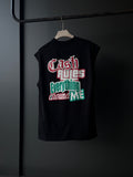 Cash Riot Black                Sleeveless TShirt