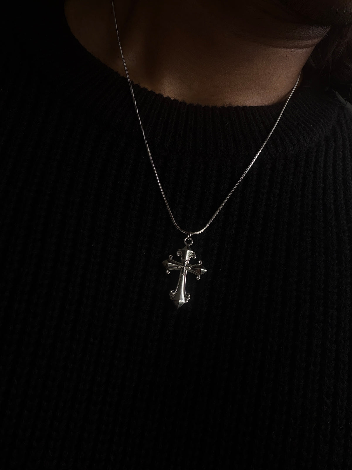 Imp Stainless Cross Chains