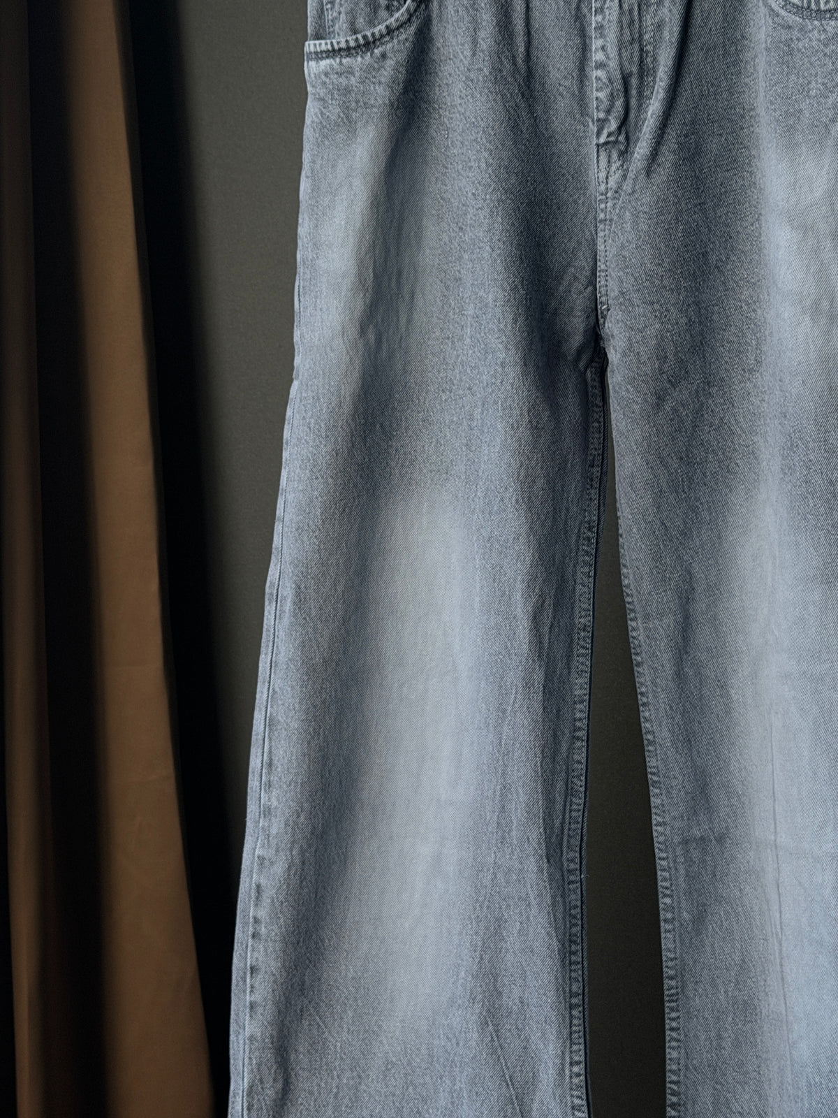 Smoke Grey Denim                                 WideLeg Baggy Jn5/3
