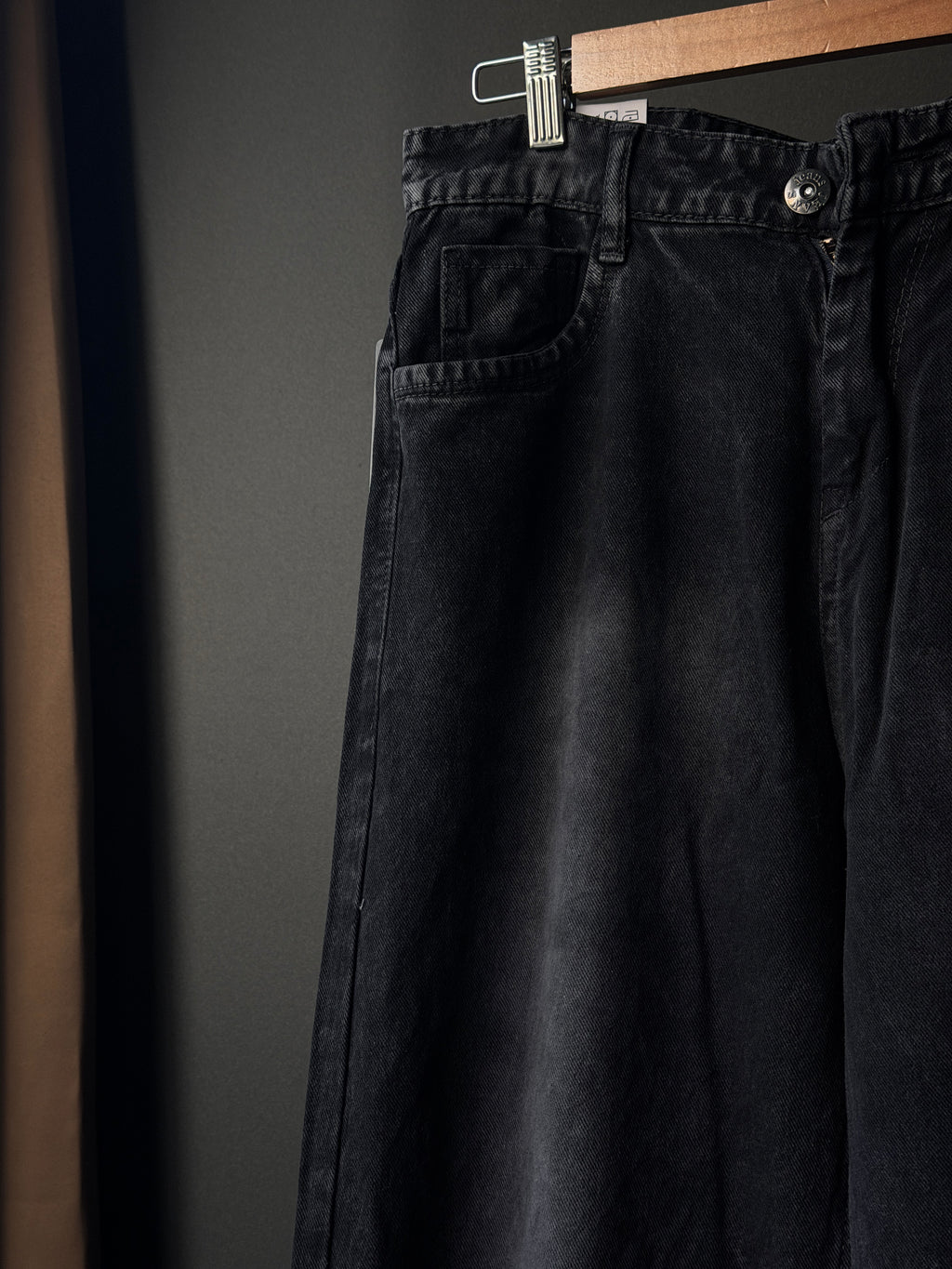 Black Fade Denim               WideLeg Baggy Jn5/1