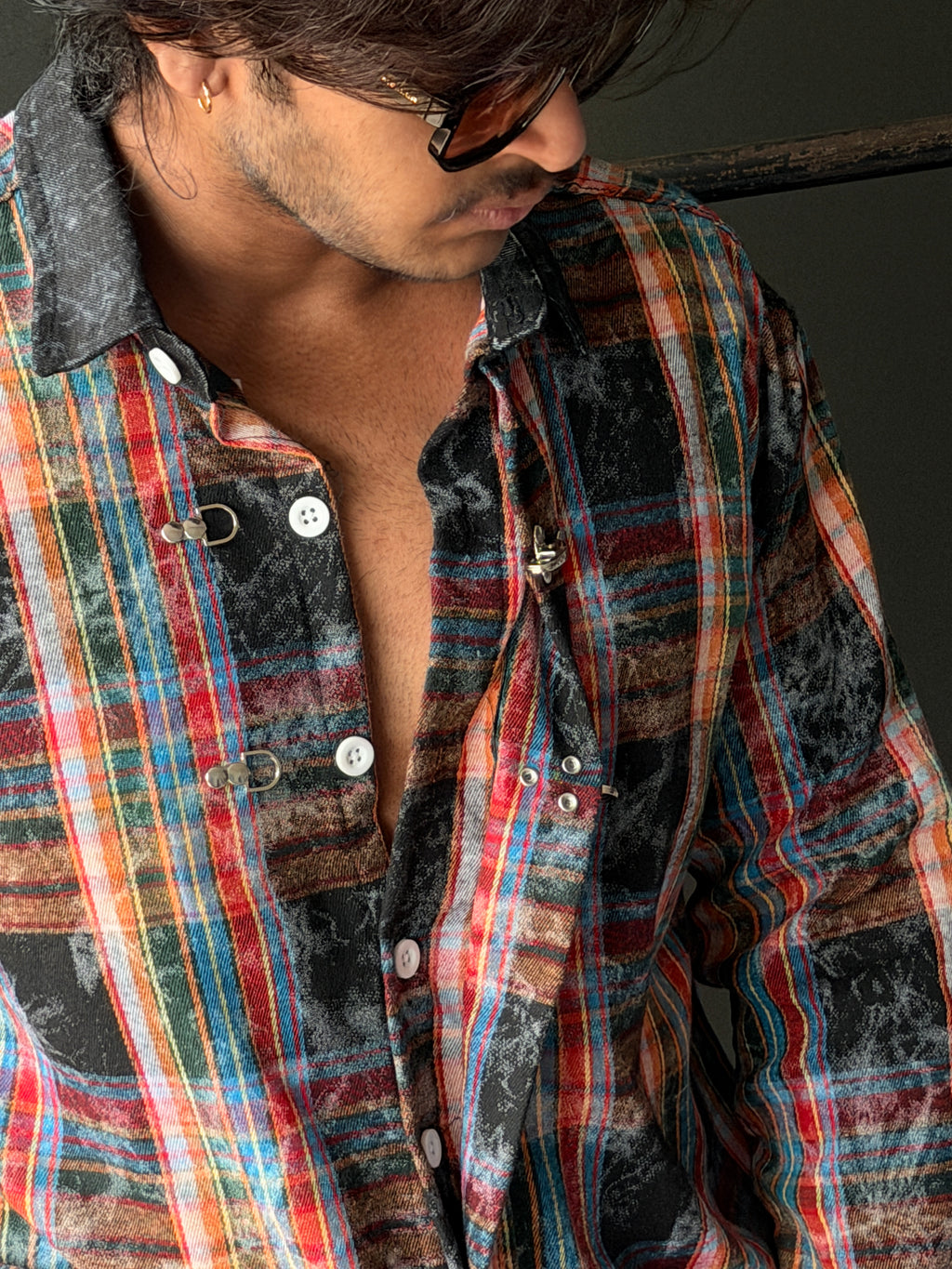 Outlaw Plaid IMP Brush Cotton Fullsleeve Shirt