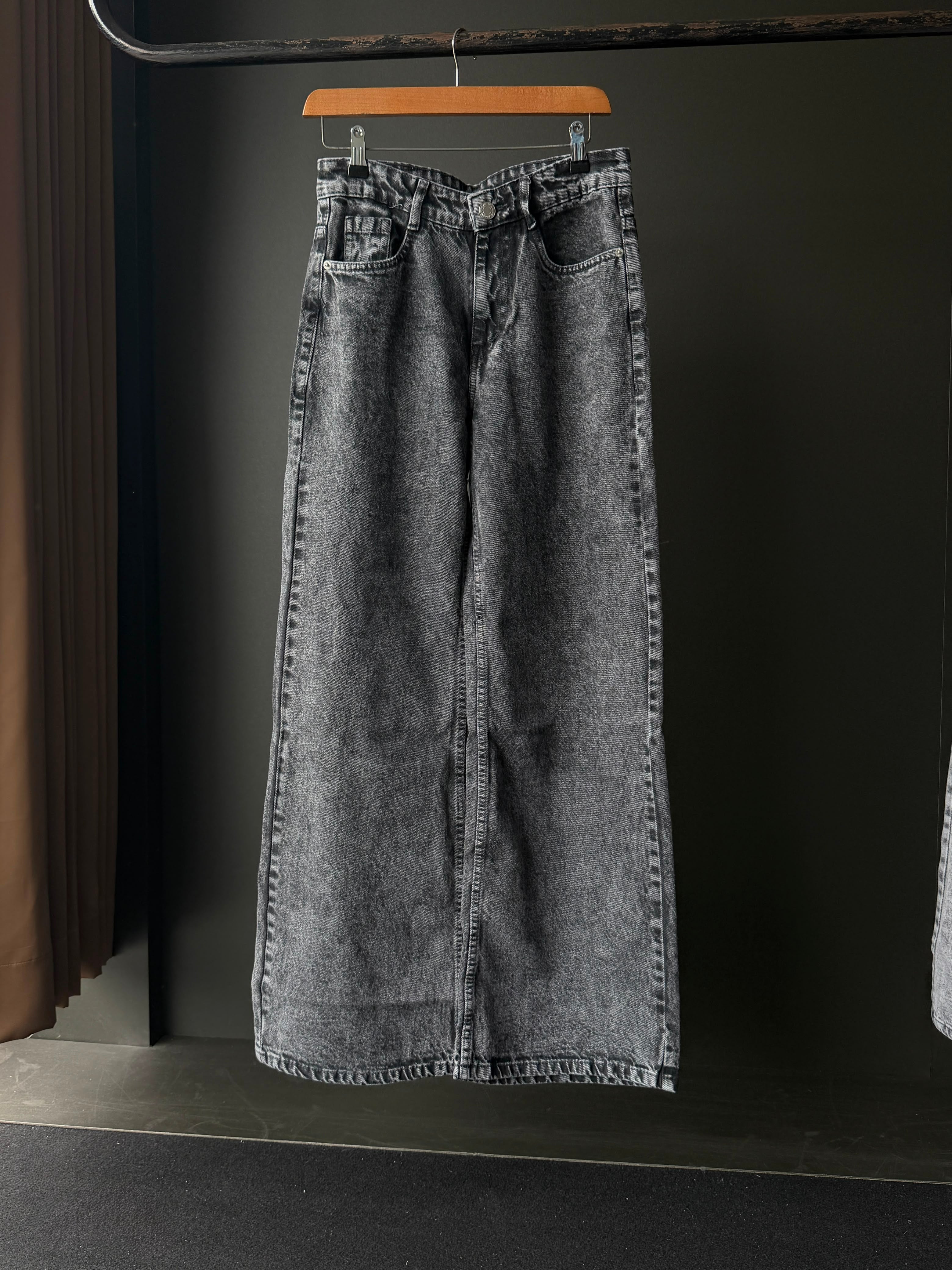 Coal Static Stone Wash Denim WideLeg Baggy Jn9/1