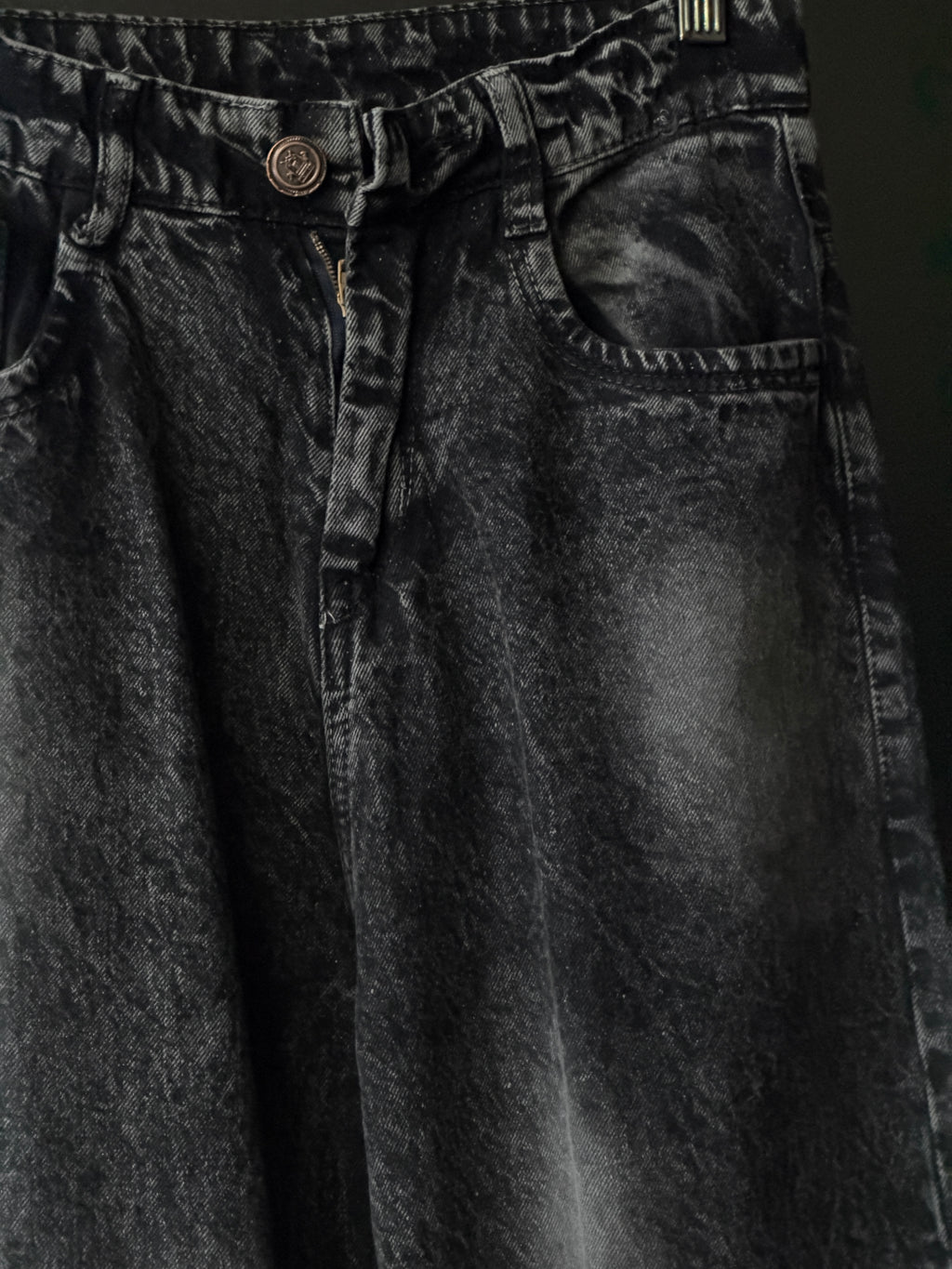 Outlaw Acid Washed Denim WideLeg Baggy JN11/5