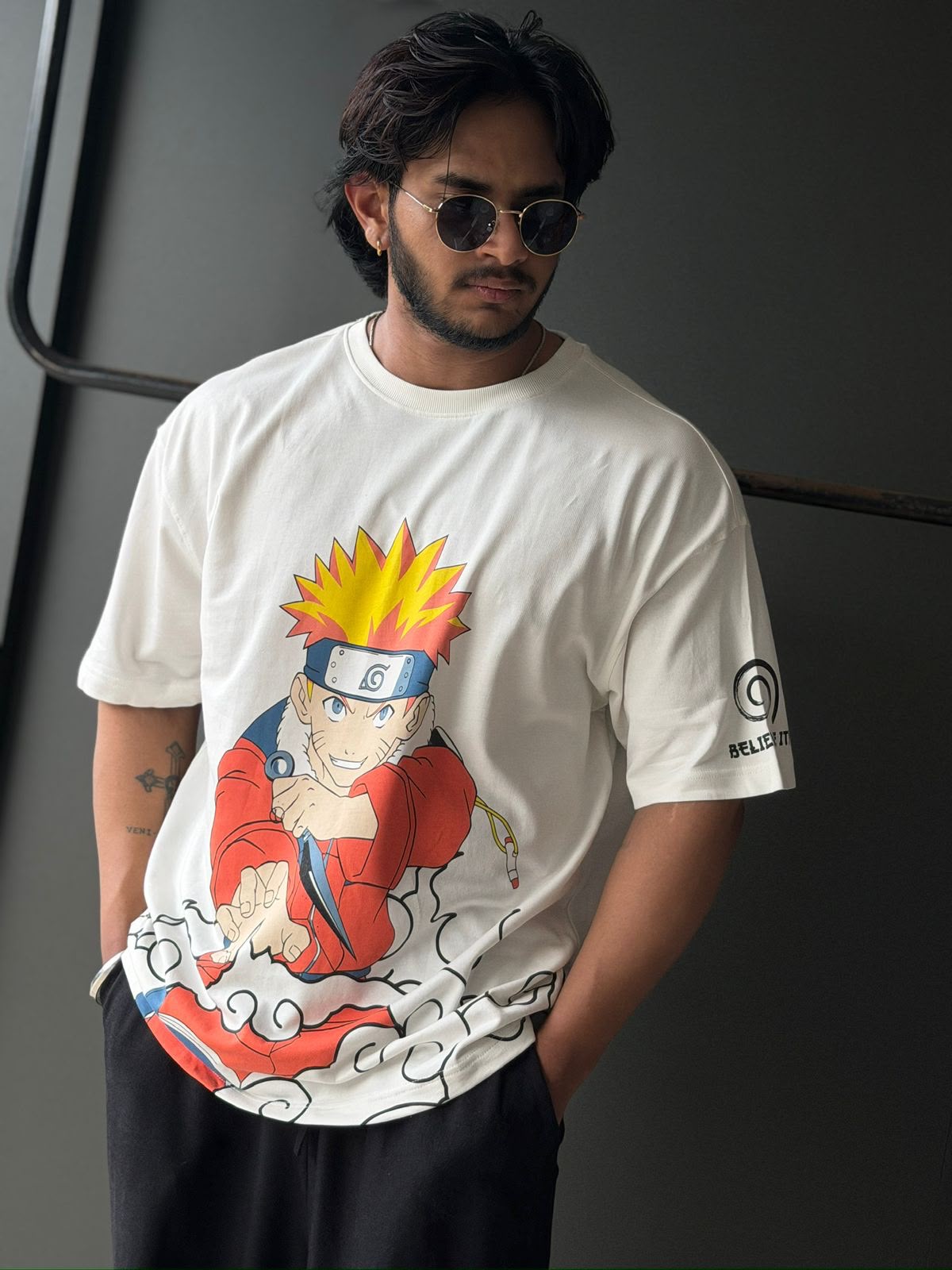 Complimentary Graphic Oversized Tshirt 10￼
