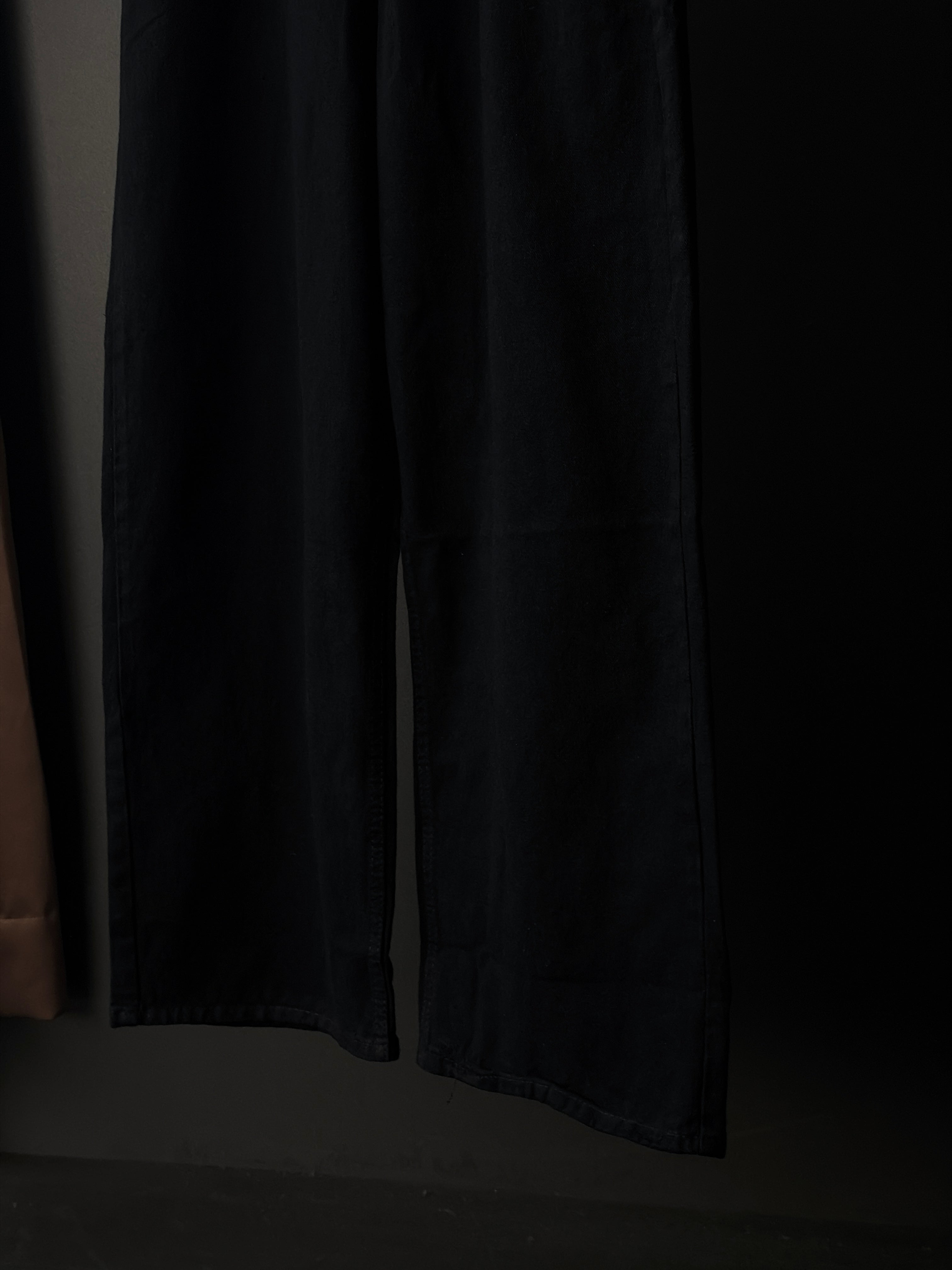 Zyven Solid black Denim     WideLeg Baggy Jn10/7