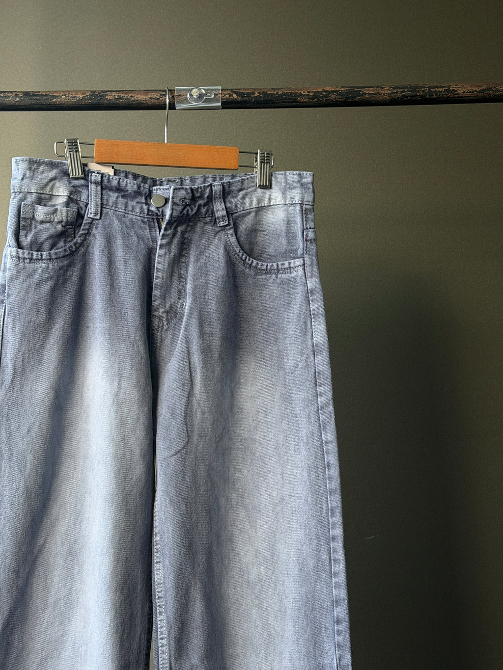 Sovren grey wash Denim WideLeg Baggy Jn10/4