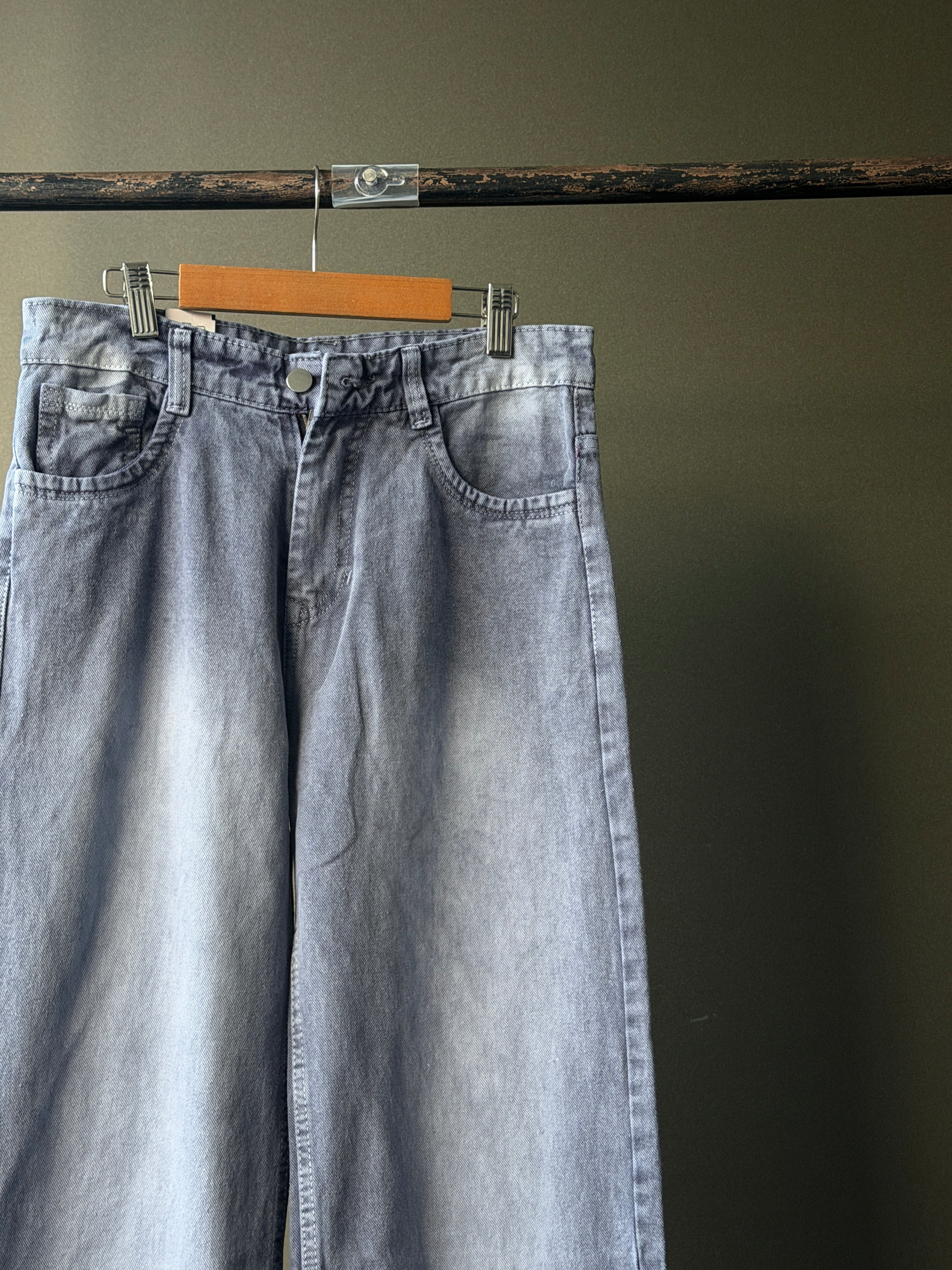 Sovren grey wash Denim WideLeg Baggy Jn10/4