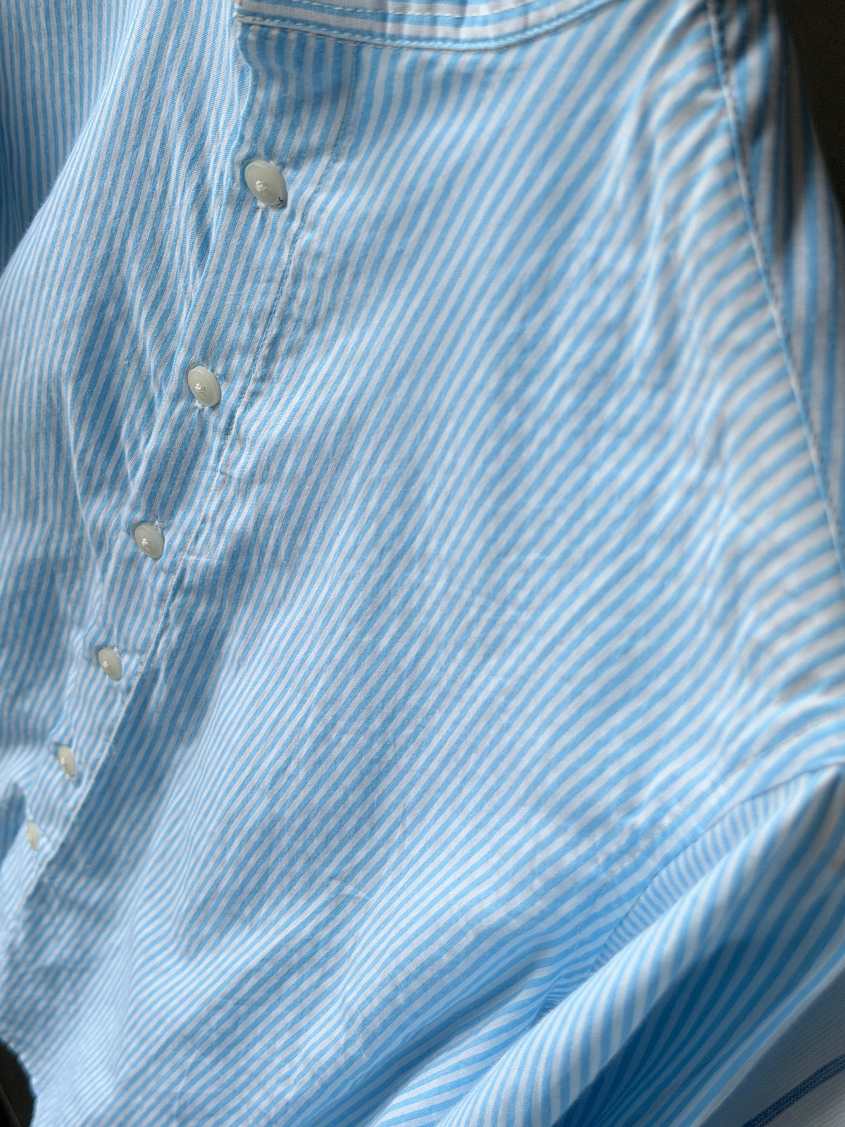Skyline Blue Classic Stripe FullSleeve Shirts