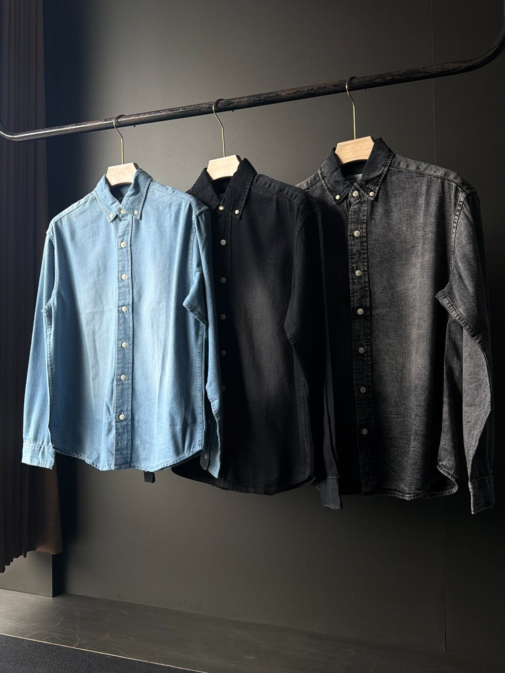 The Retro Fade Denim      Fullsleeve Shirts