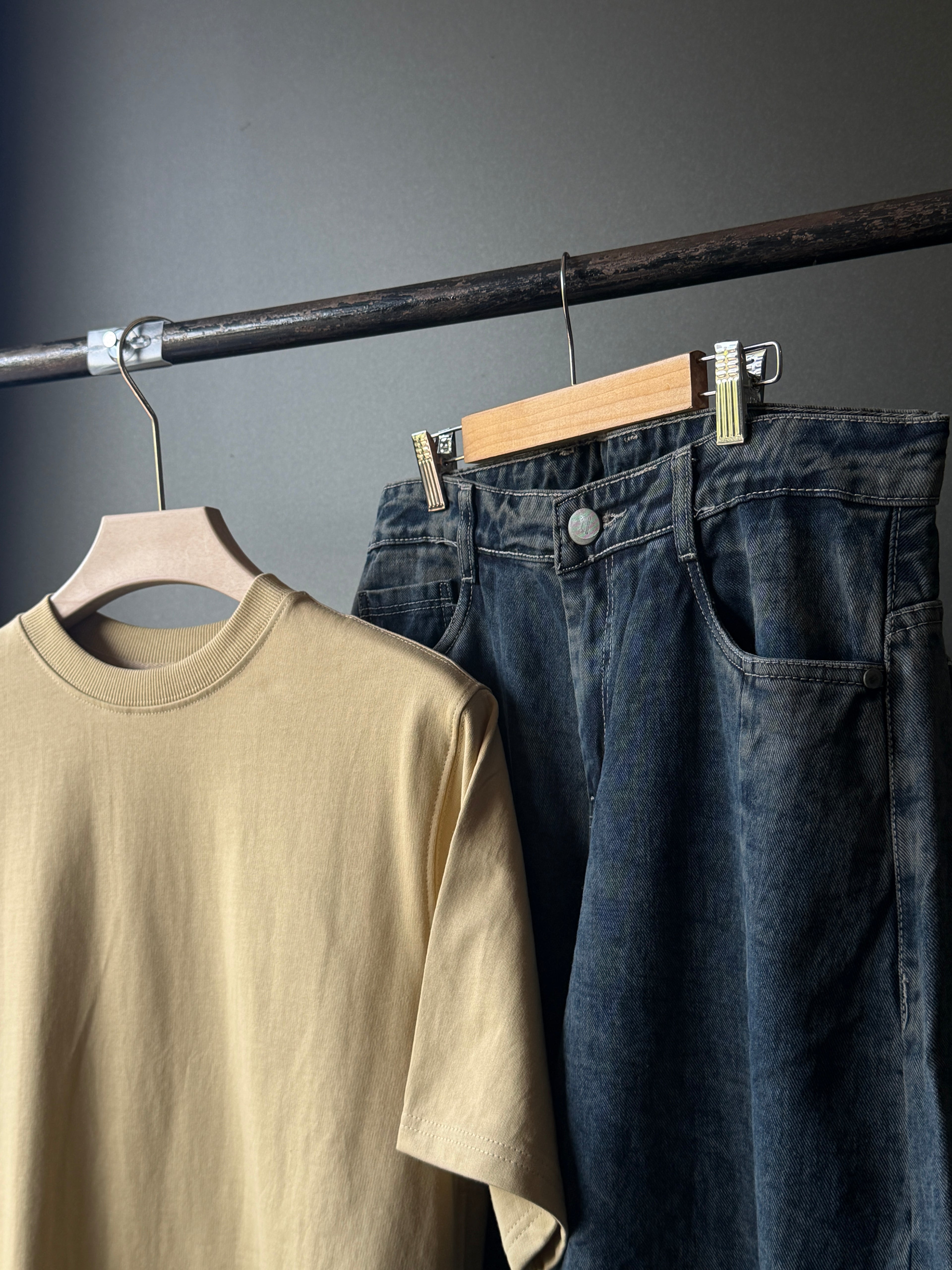 Sand Drift Streetwear Combo FiveSleeve Tee & barrel Baggy