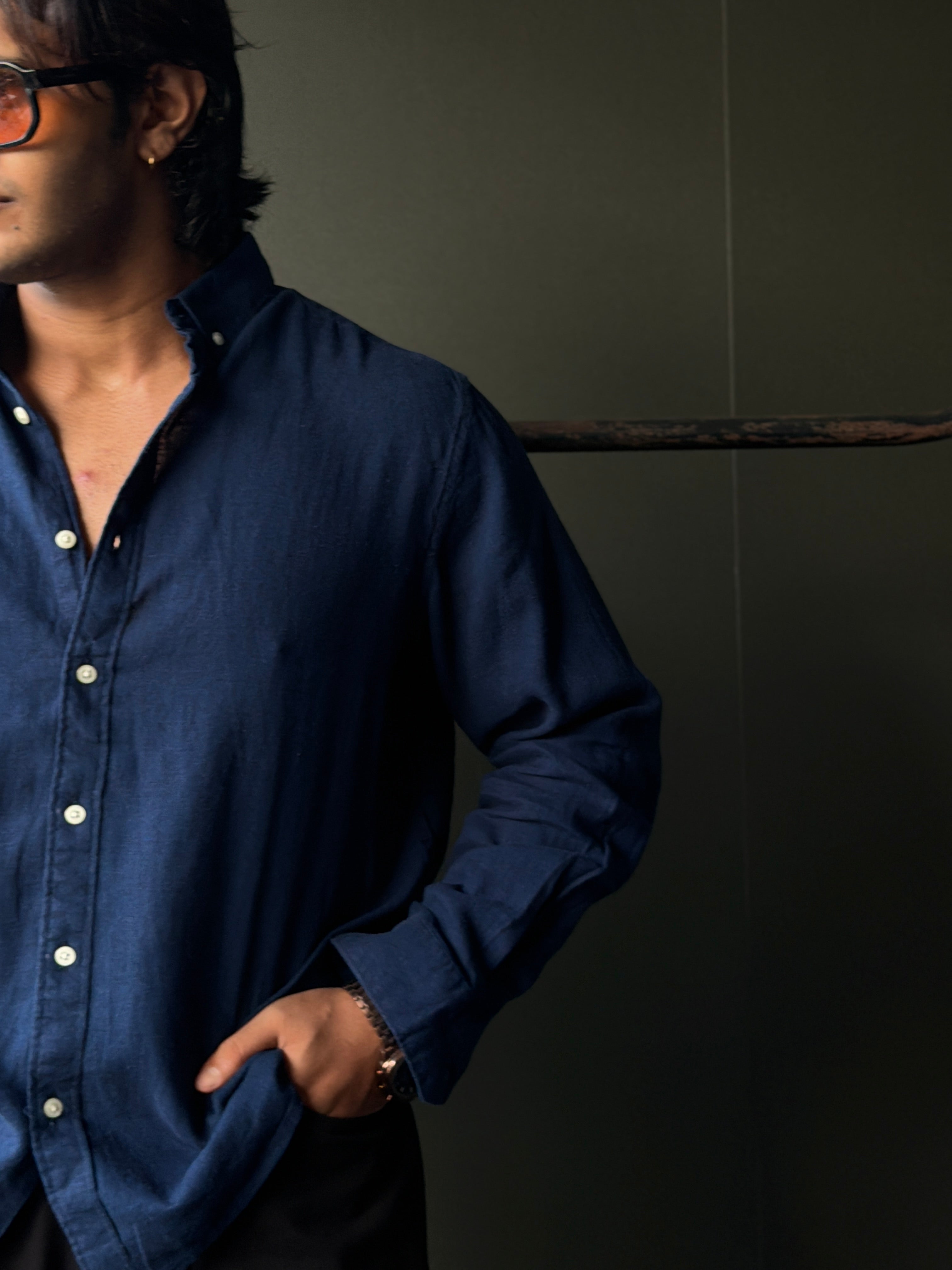 Montre Old Money Signature    Linen FullSleeve Shirts