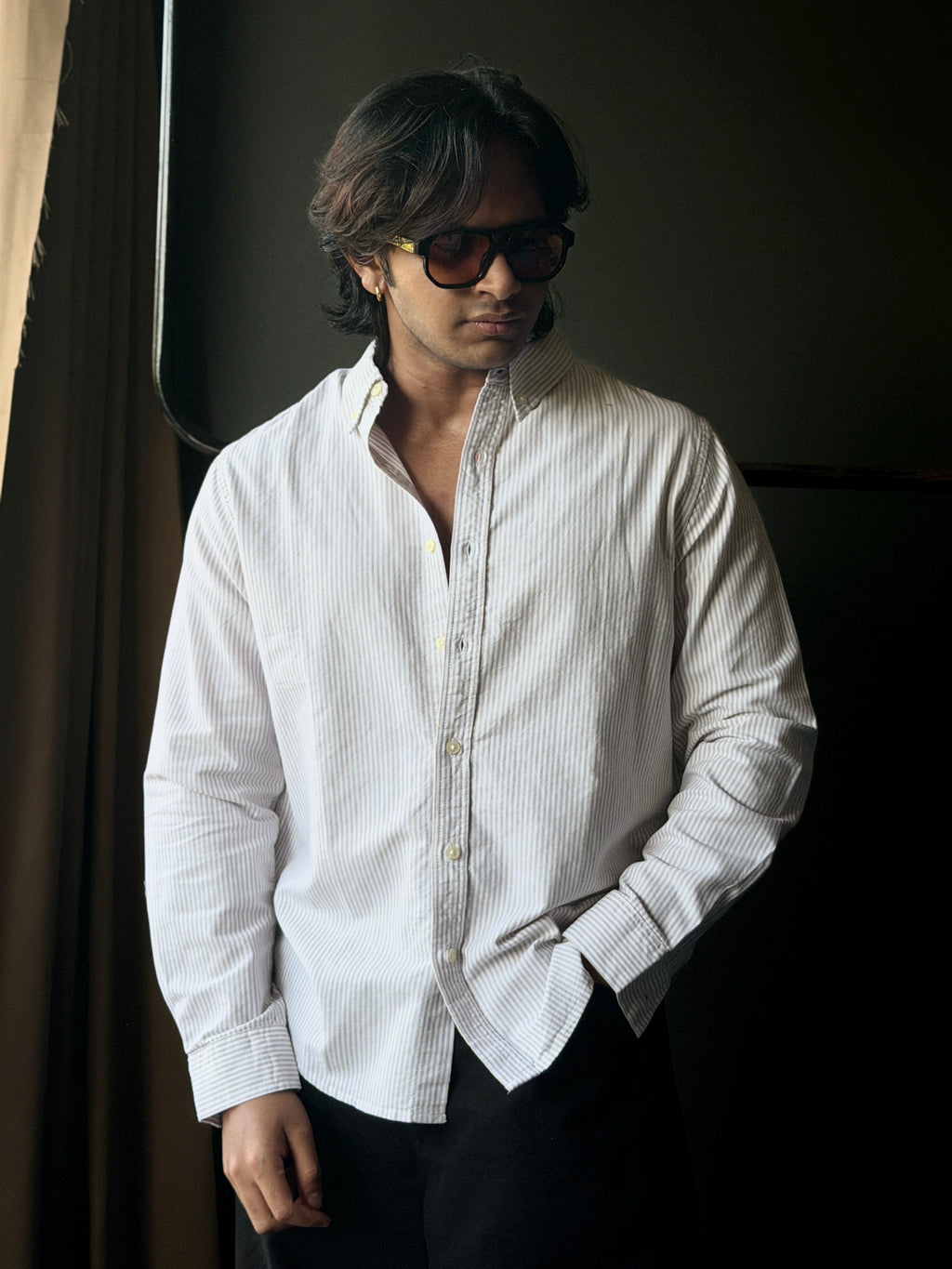 Soren Old Money Stripe     FullSleeve Shirts