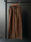 Earthwood Brown  Linen Baggy
Pants