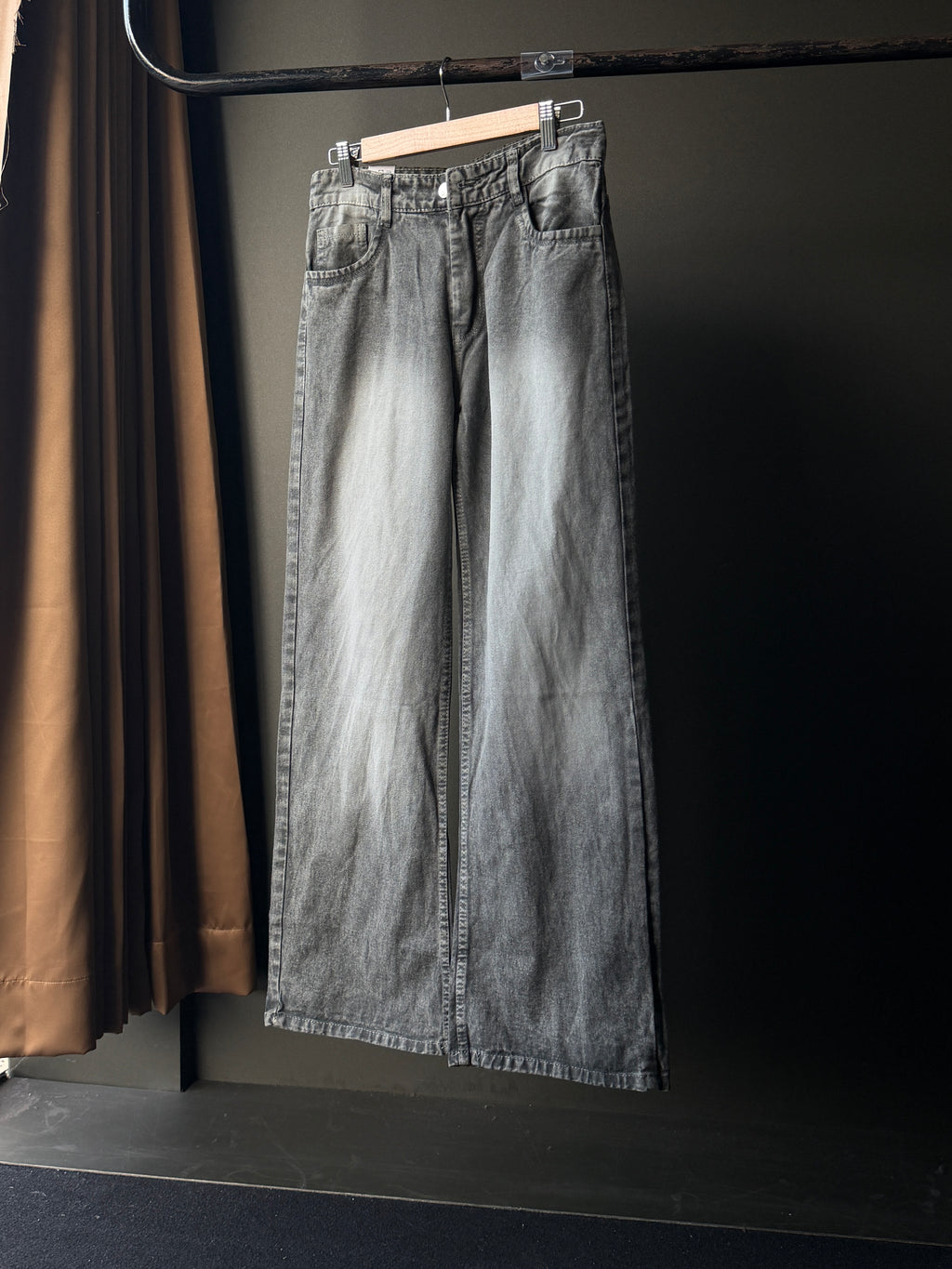 Veltrix Light smoke grey fade Denim WideLeg Baggy Jn10/2