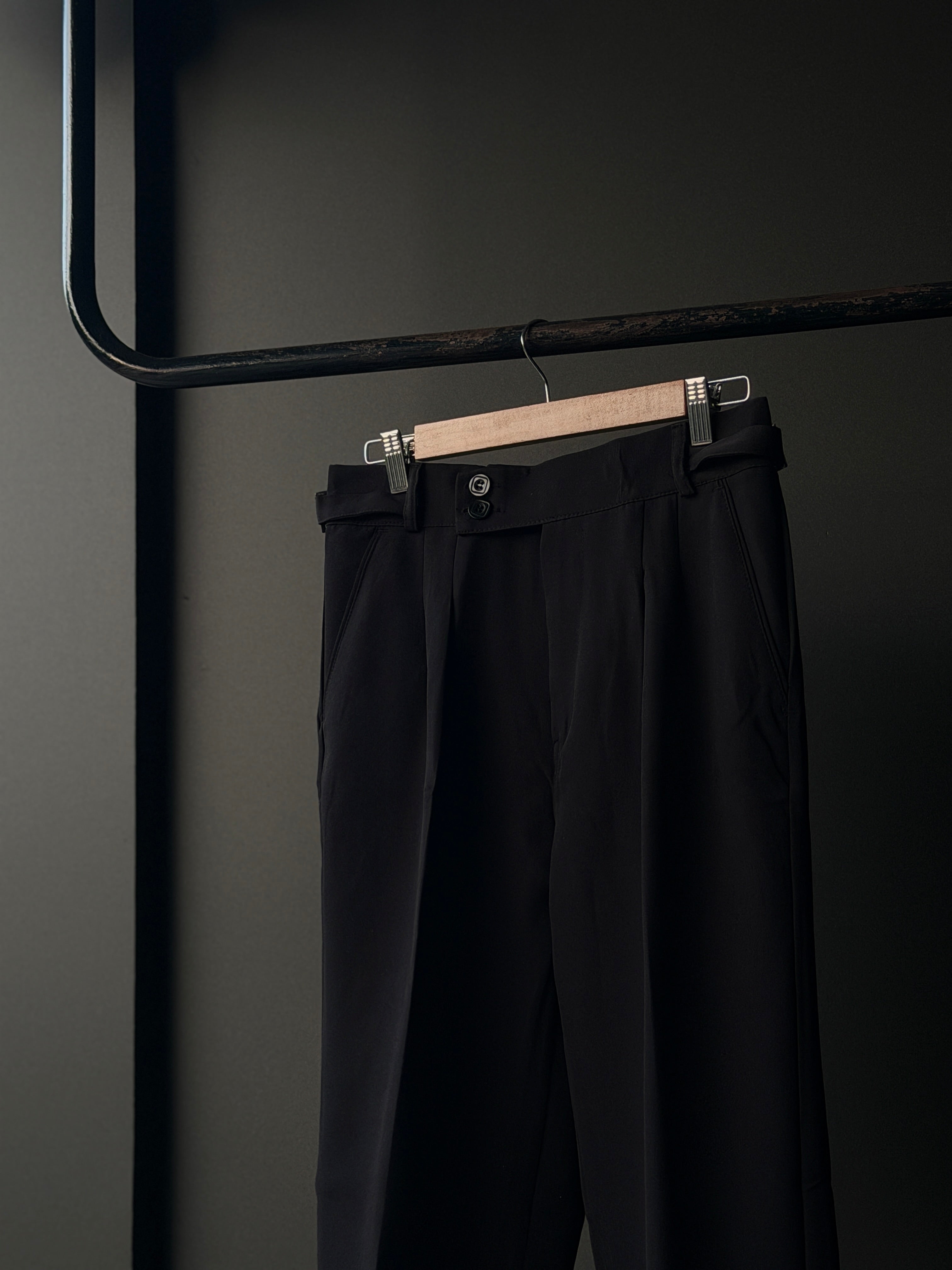 Onyx Black Tailored                Formal Gurkha pants FT1/2
