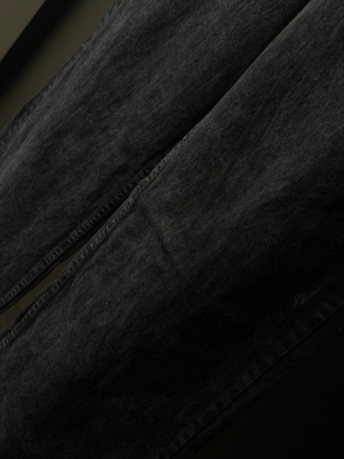 Carbon District Washed Denim WideLeg Baggy Jn12/4