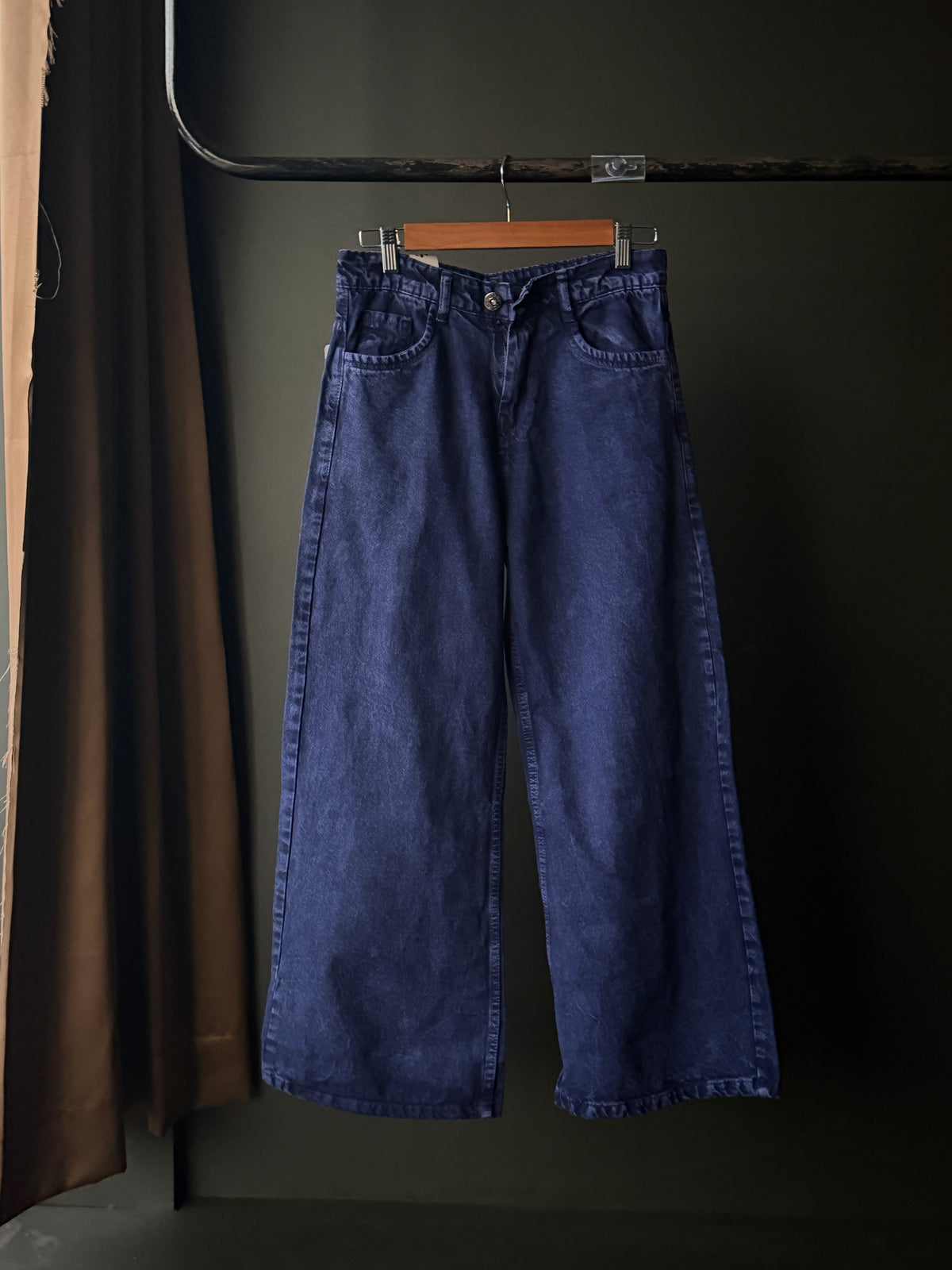 Riot Blue Washed Denim WideLeg Baggy JN11/6