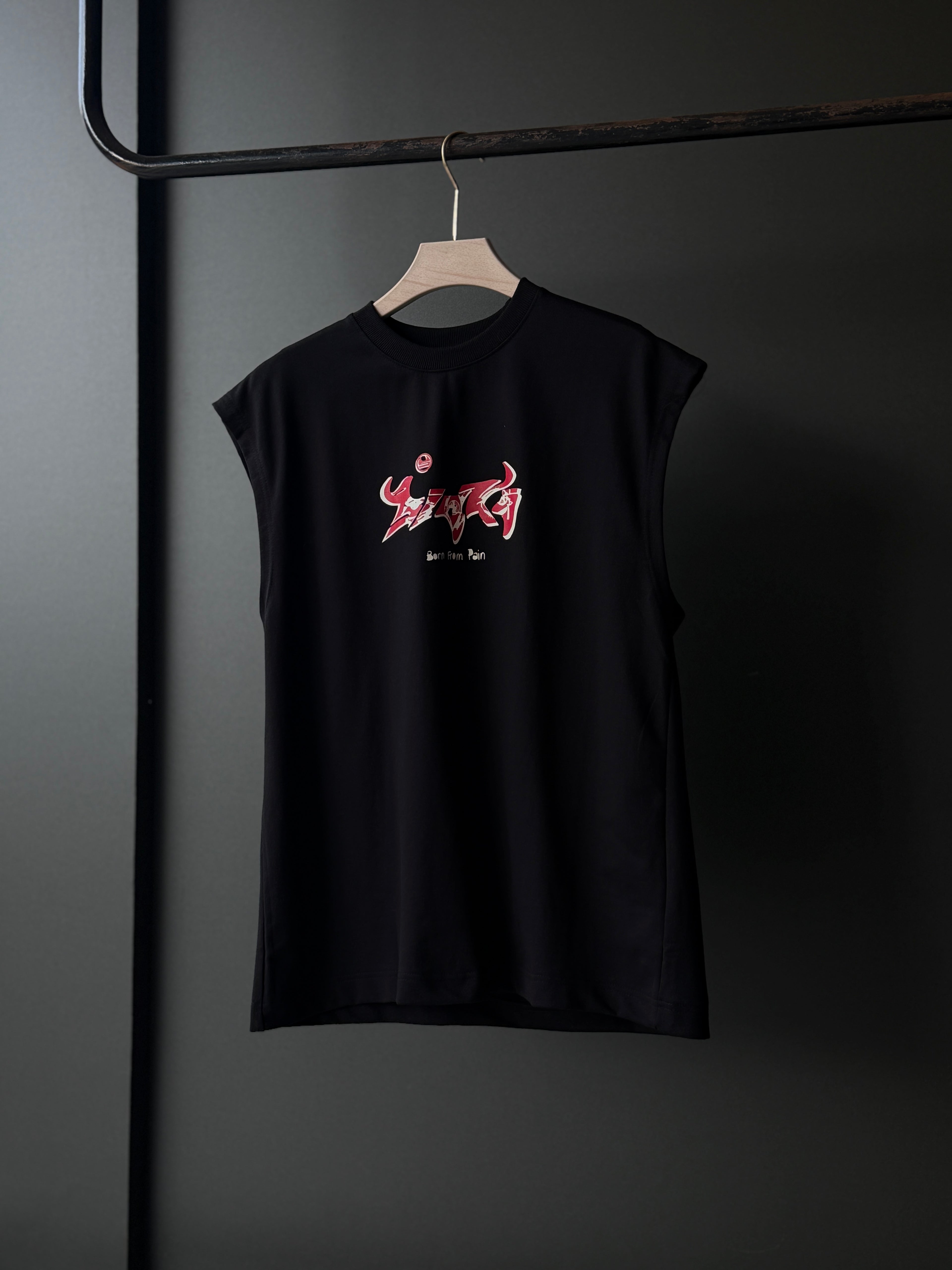 Cash Riot Black                Sleeveless TShirt