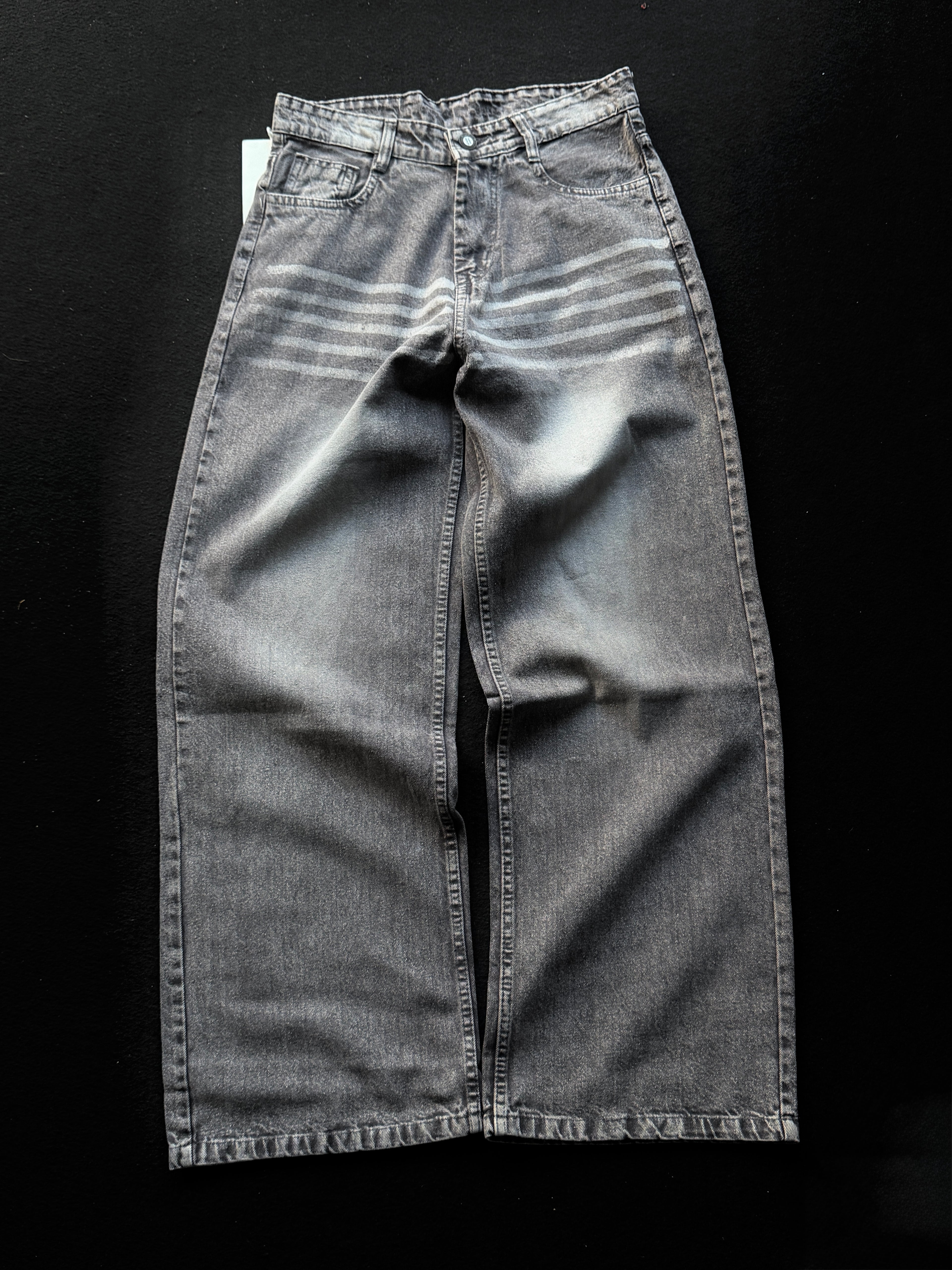 Vintage Pewter Denim         WideLeg Baggy Jn1/6