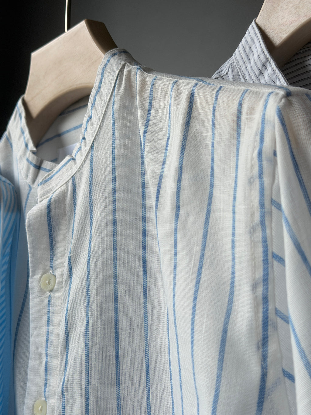 Riviera Blue Classic Stripe FullSleeve Shirts