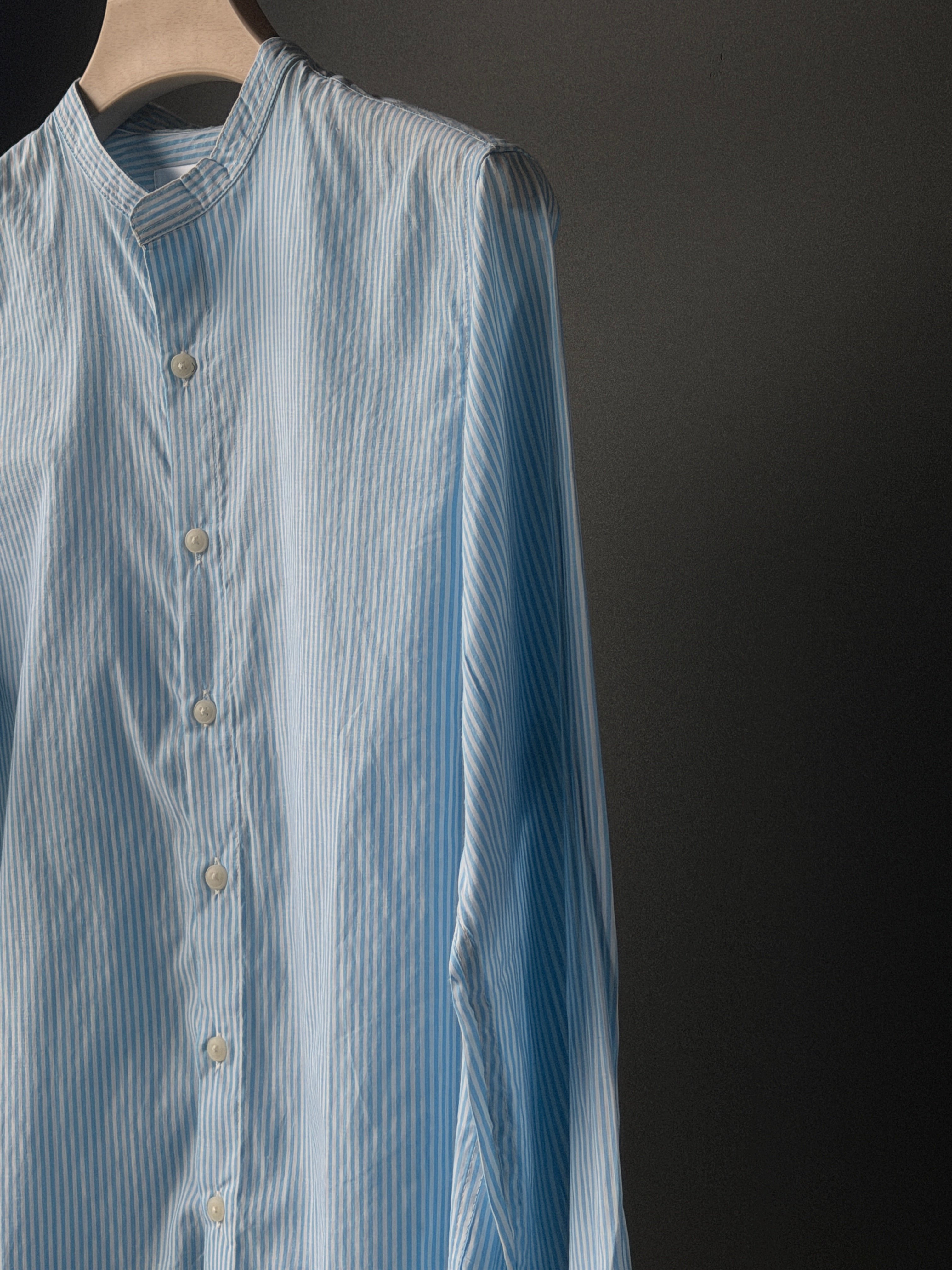 Skyline Blue Classic Stripe FullSleeve Shirts