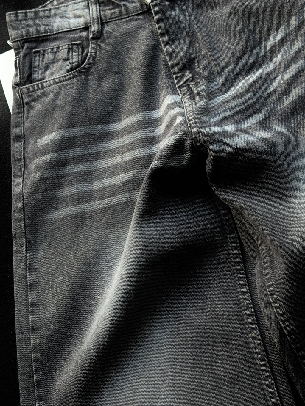 Vintage Pewter Denim         WideLeg Baggy Jn1/6
