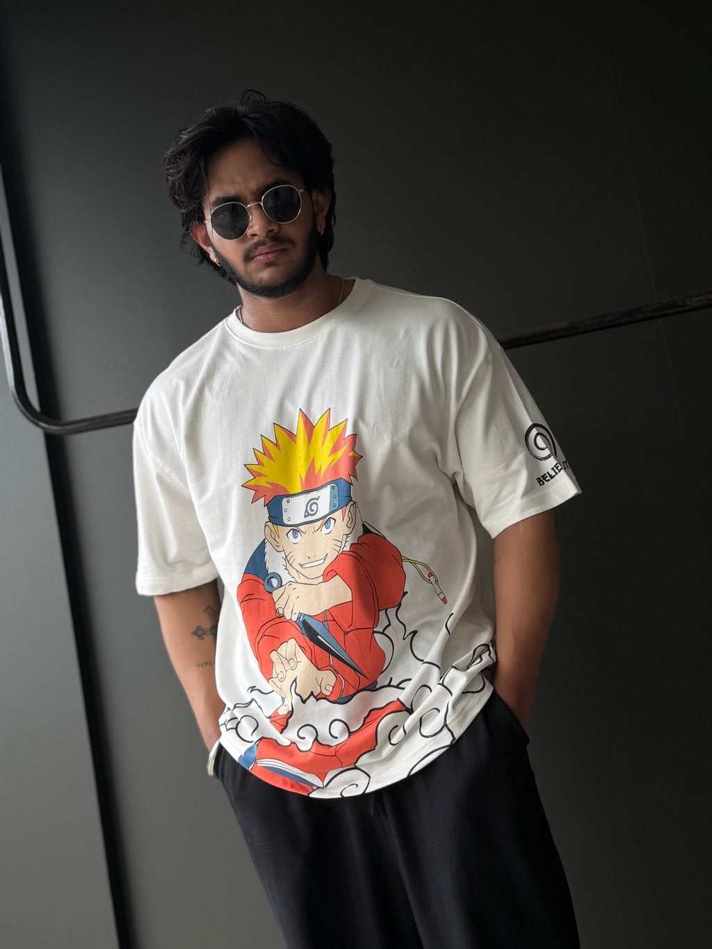 Complimentary Graphic Oversized Tshirt 10￼