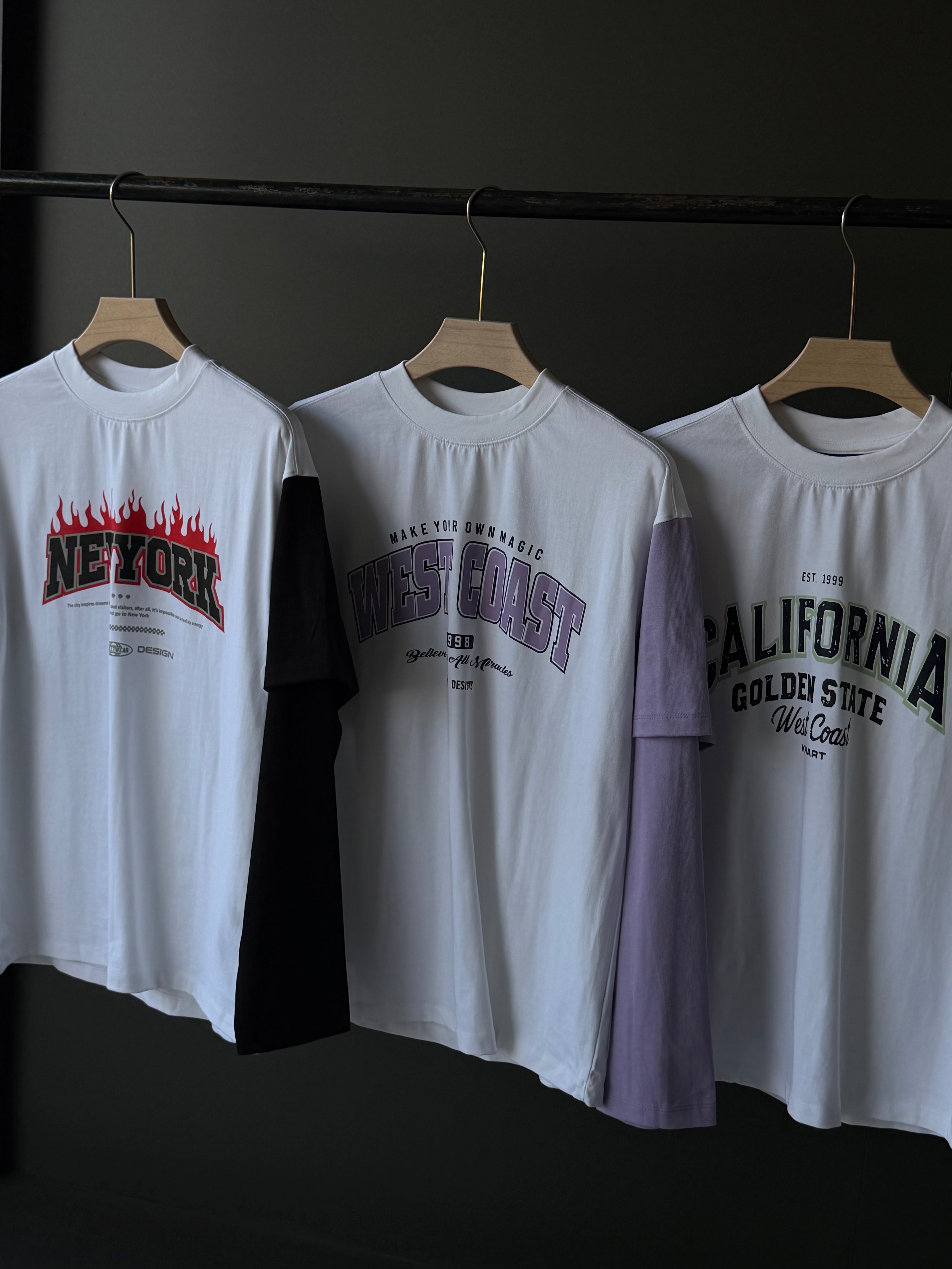 KHART Dr Sleeves Contrast Oversized Tee