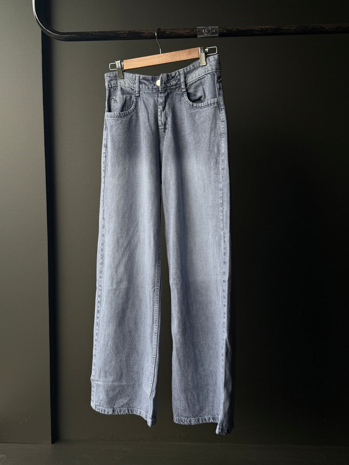 Silver Quarry Washed Denim WideLeg Baggy Jn12/5