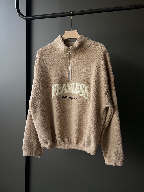 IMP Zipper Sweatshirt | Full-Sleeve Oversized Streetwear