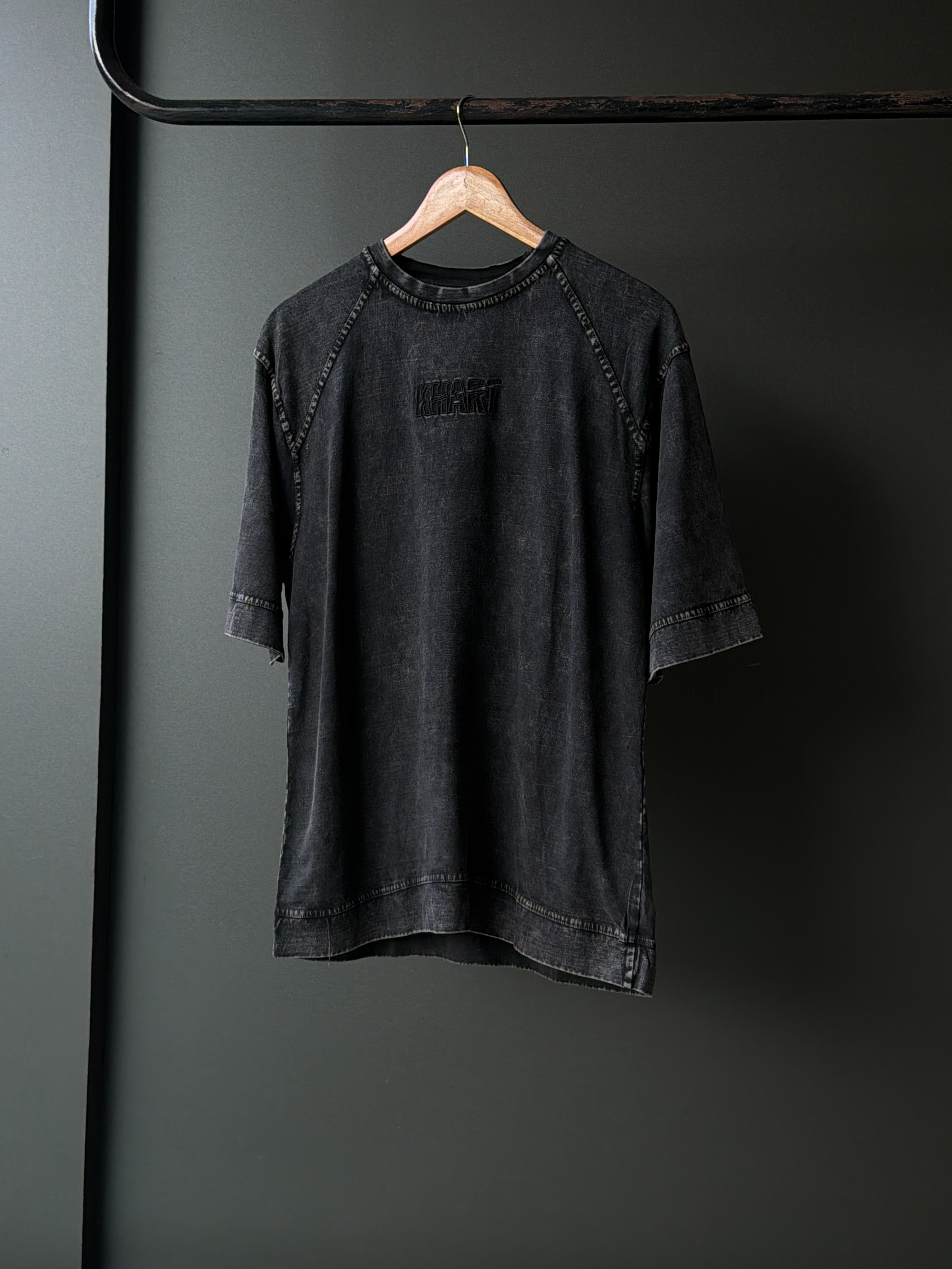 KHART ACID WASH Five-Sleeve Tee