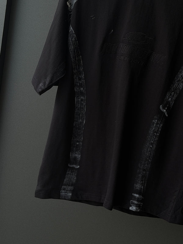 JML Acid Wash Five-Sleeve Tee — Vintage Washed, Street-Ready