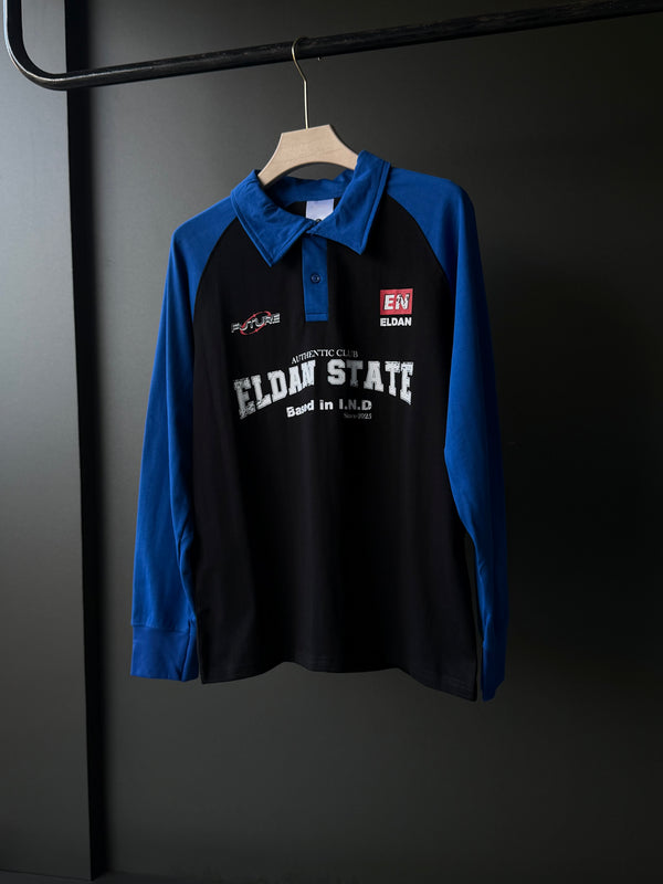 ELDAN Collar Full-Sleeve Shirt — Contrast Sleeve Design