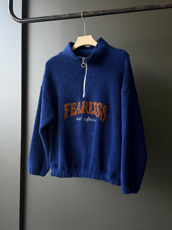 IMP Zipper Sweatshirt | Full-Sleeve Oversized Streetwear