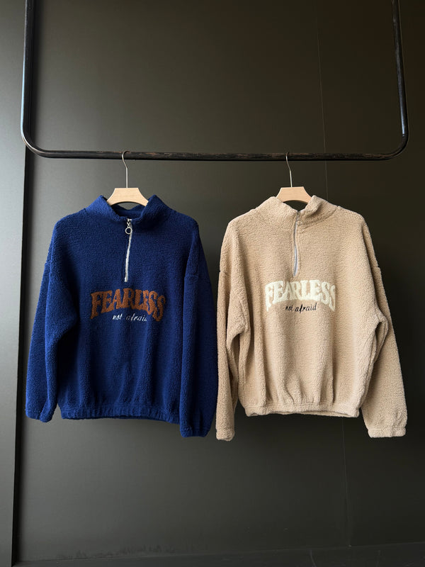 IMP Zipper Sweatshirt | Full-Sleeve Oversized Streetwear