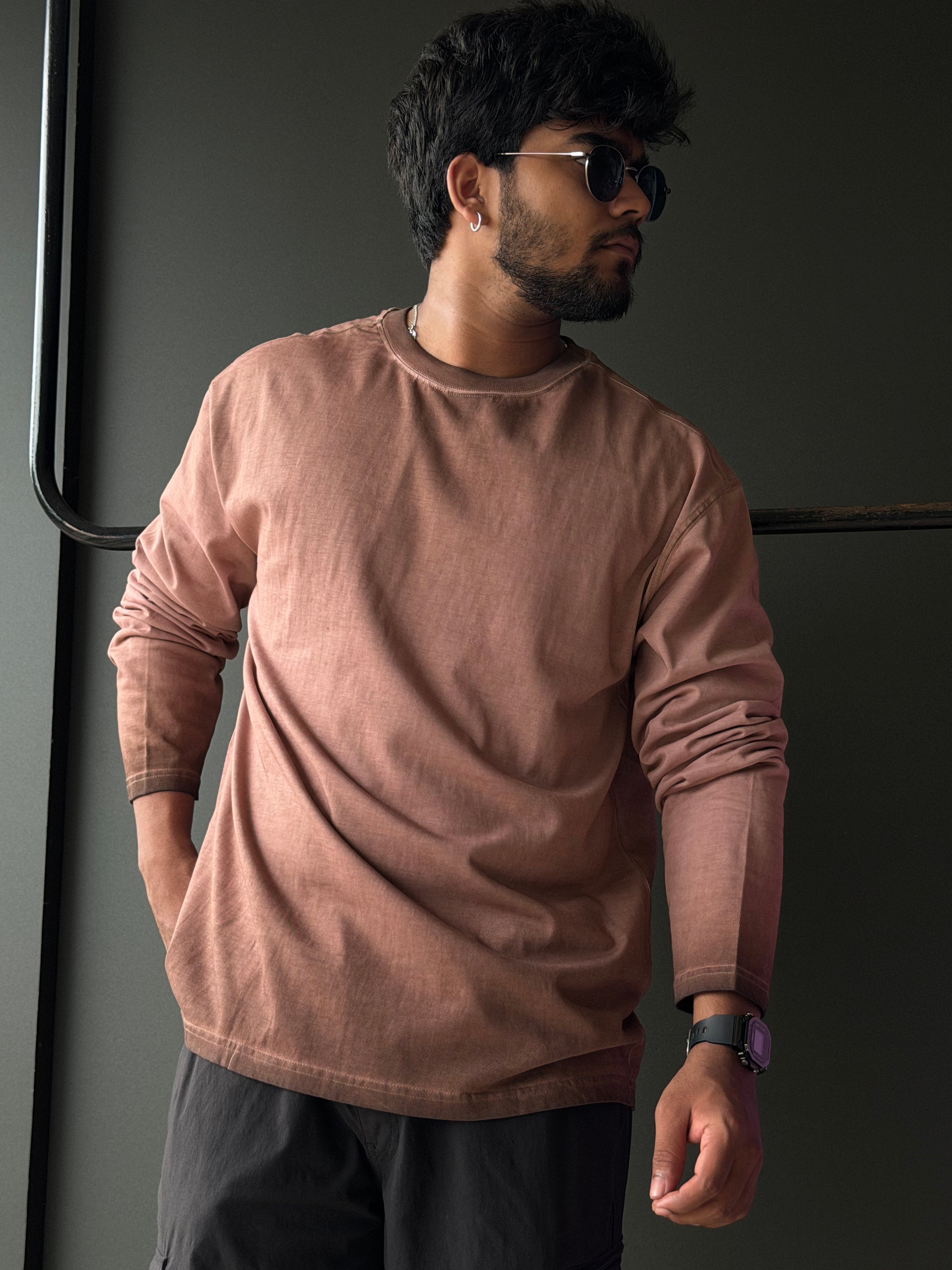 KHART ACID WASH Full-Sleeve Tee